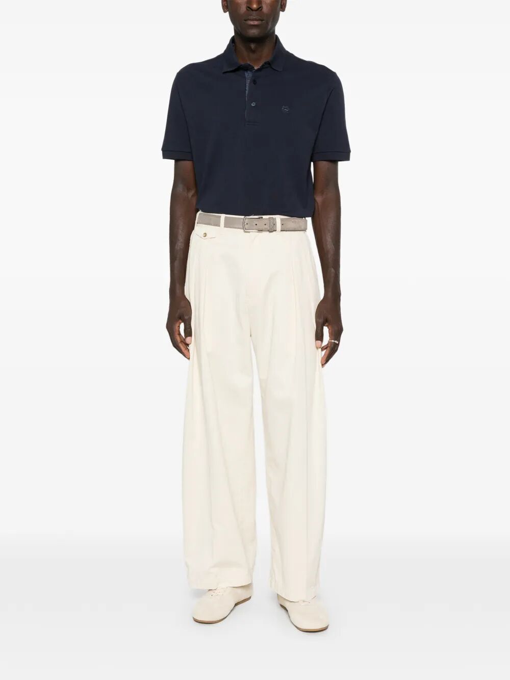 Etro Men Cotton Piqué Polo Shirt ETRO
