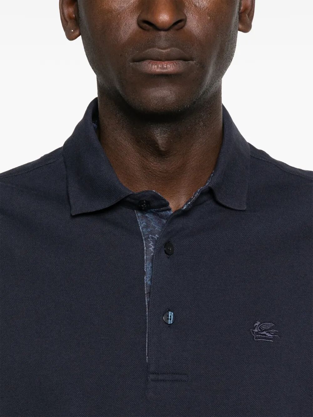 Etro Men Cotton Piqué Polo Shirt ETRO