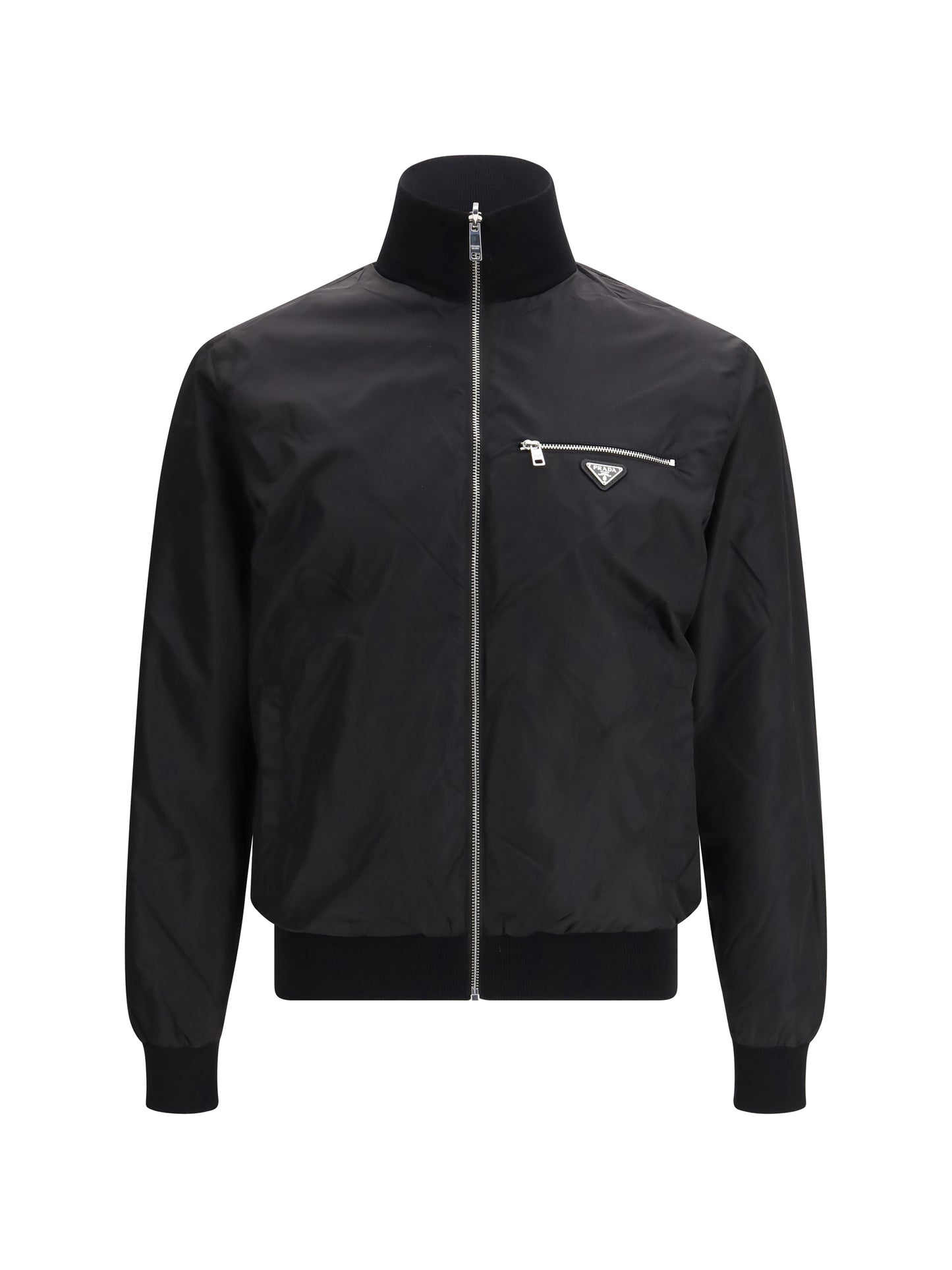 Prada Men Reversible Wool And Re-Nylon Jacket PRADA