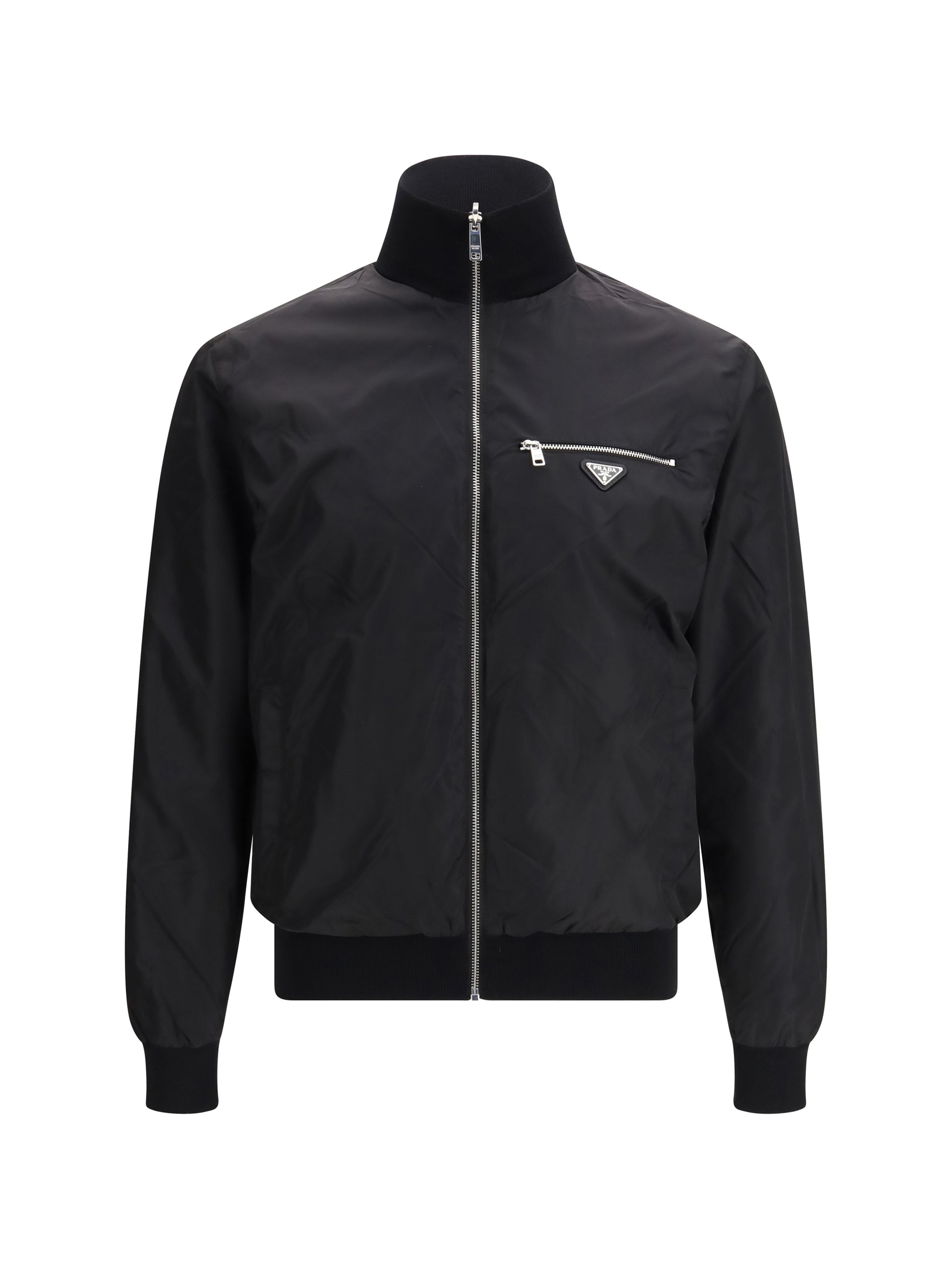 Prada Men Reversible Wool And Re-Nylon Jacket PRADA