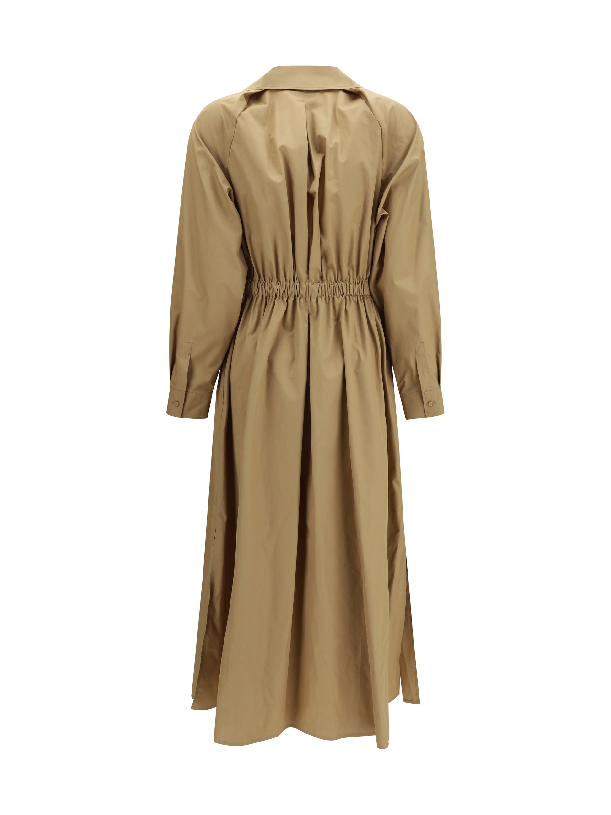Max Mara Women Pedaggi Midi Dress In Cotton Poplin MAX MARA