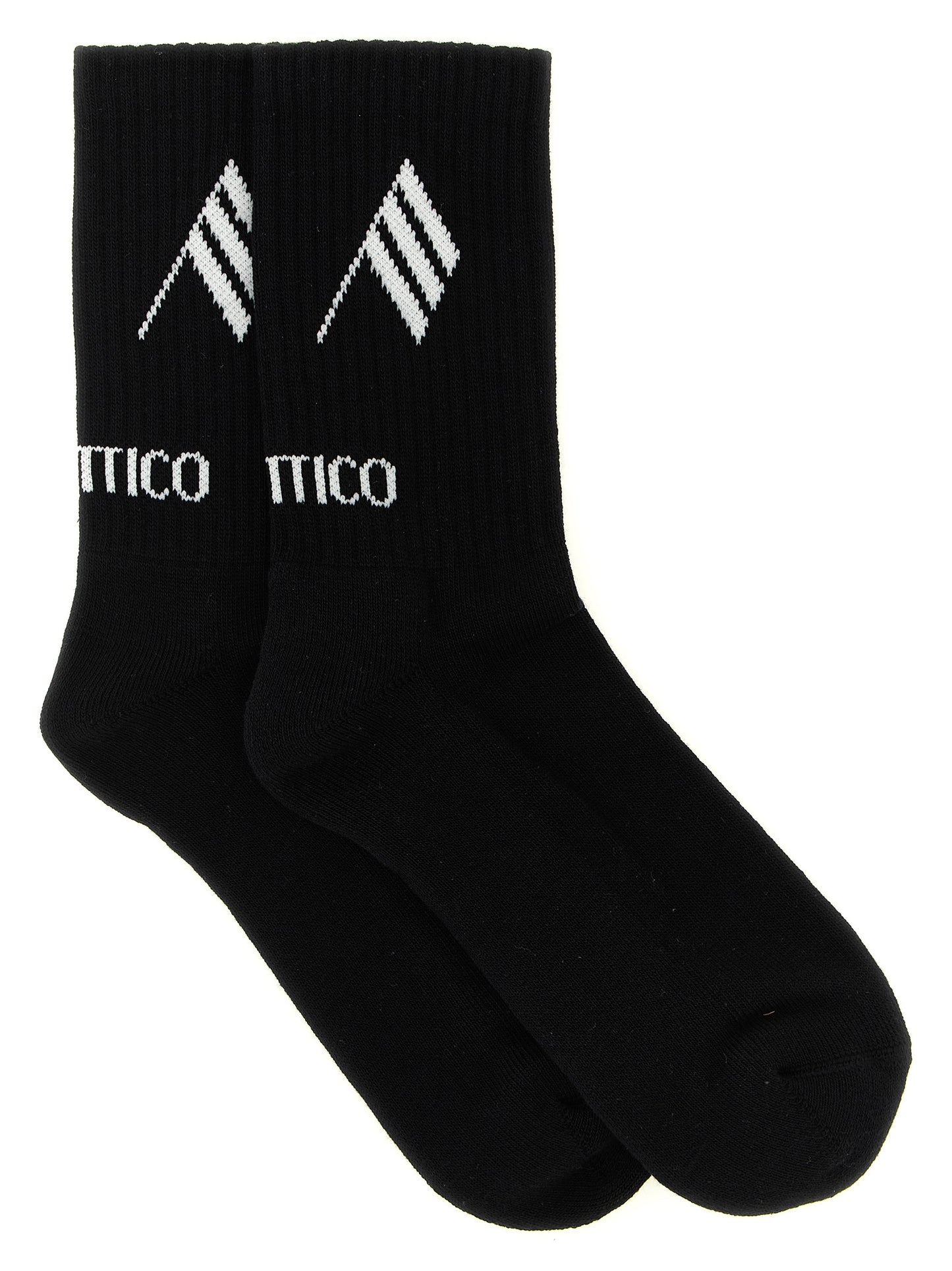 The Attico Women Logo Intarsia Socks THE ATTICO