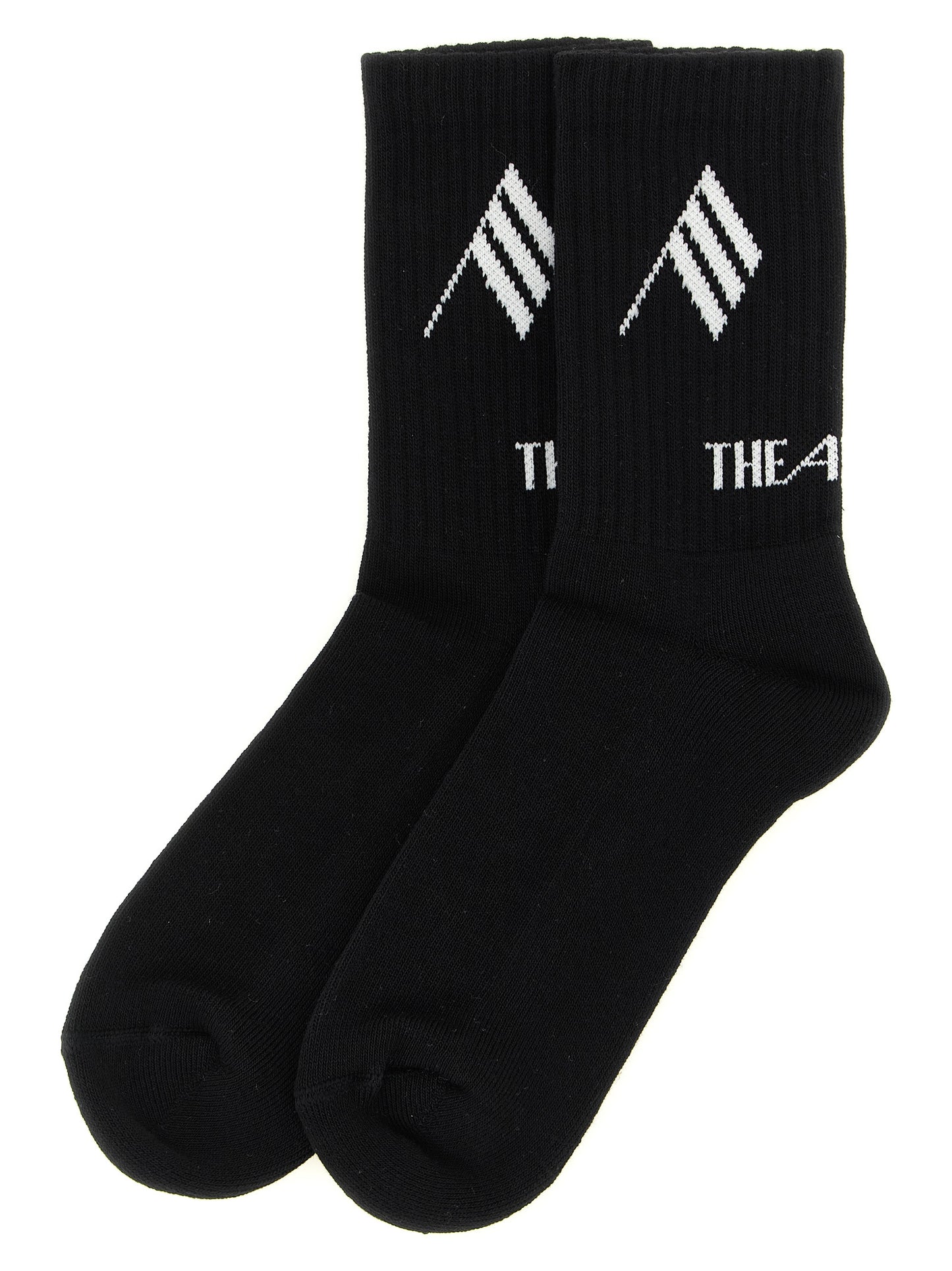 The Attico Women Logo Intarsia Socks THE ATTICO