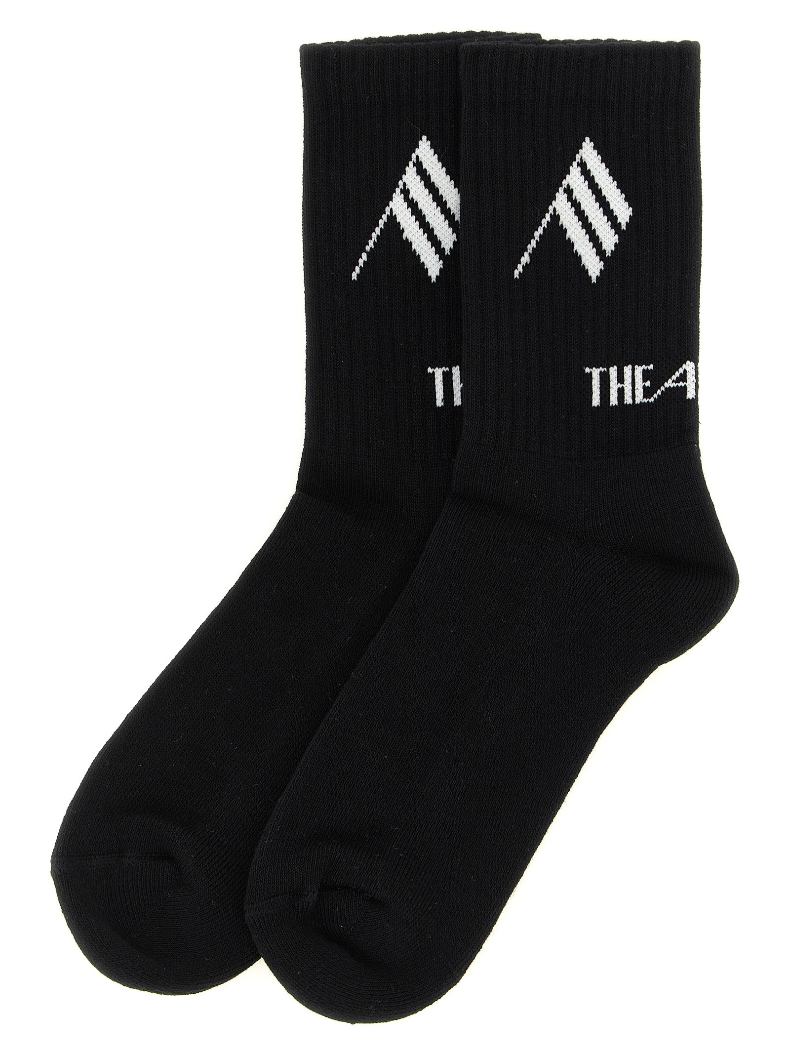 The Attico Women Logo Intarsia Socks THE ATTICO
