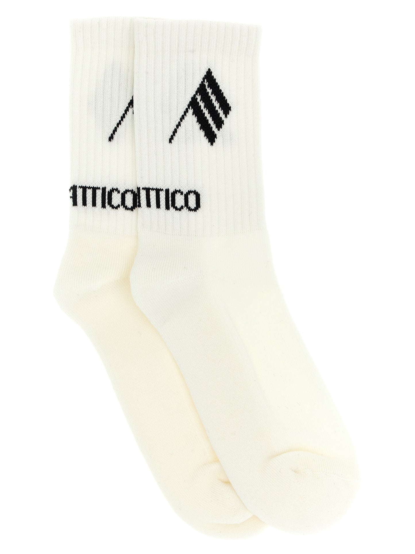 The Attico Women Logo Intarsia Socks THE ATTICO