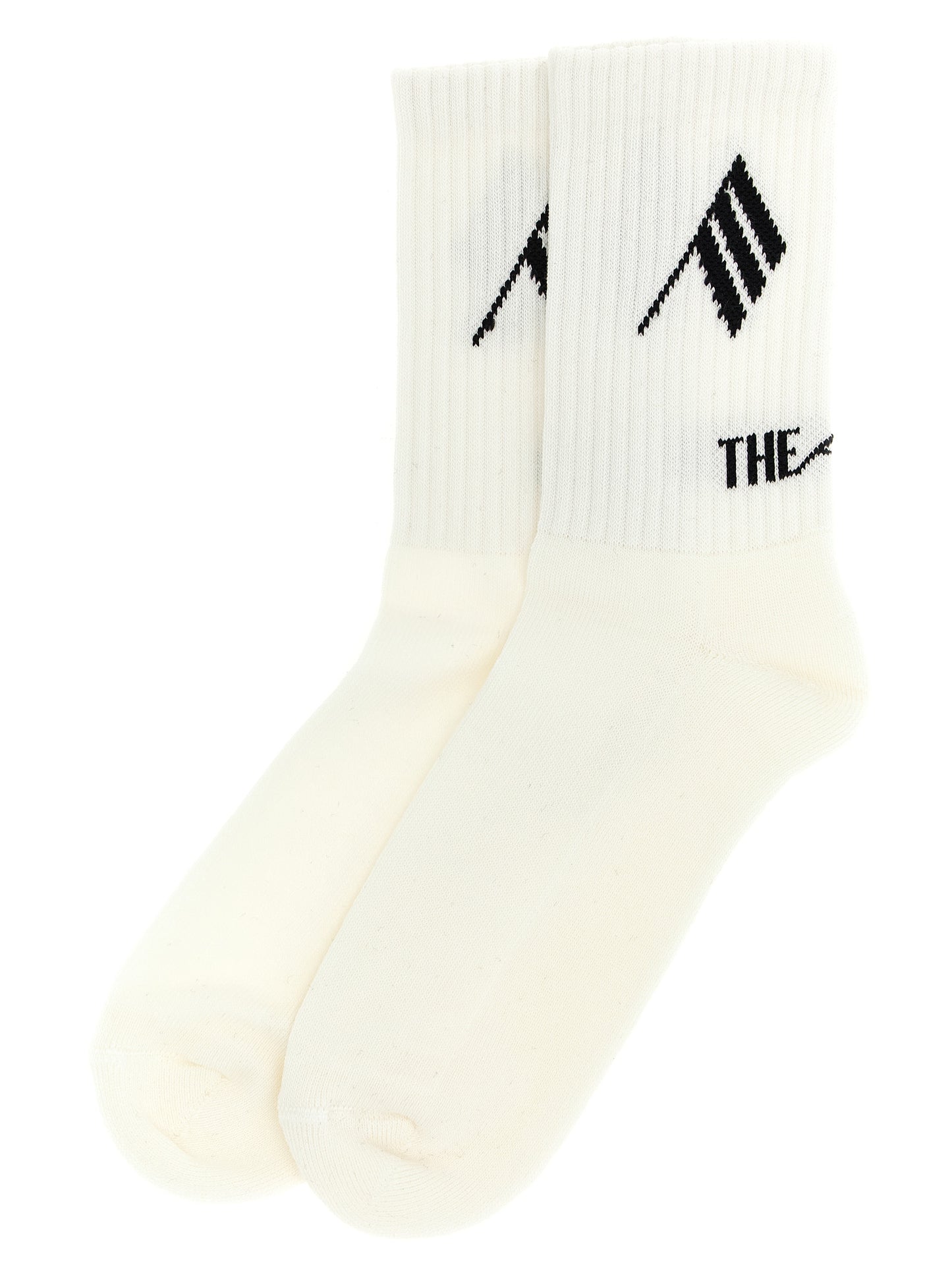 The Attico Women Logo Intarsia Socks THE ATTICO