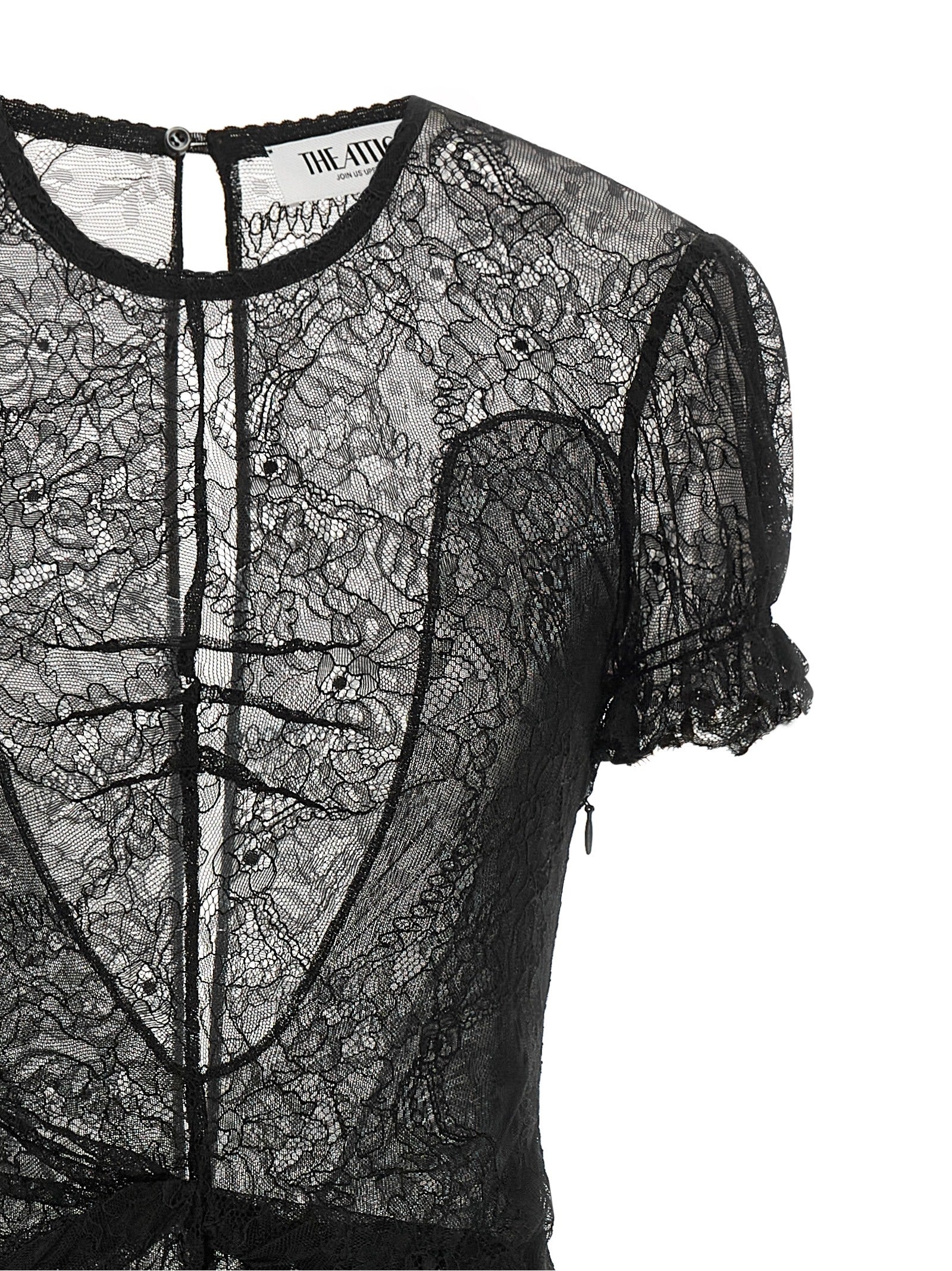 The Attico Women Lace Dress THE ATTICO