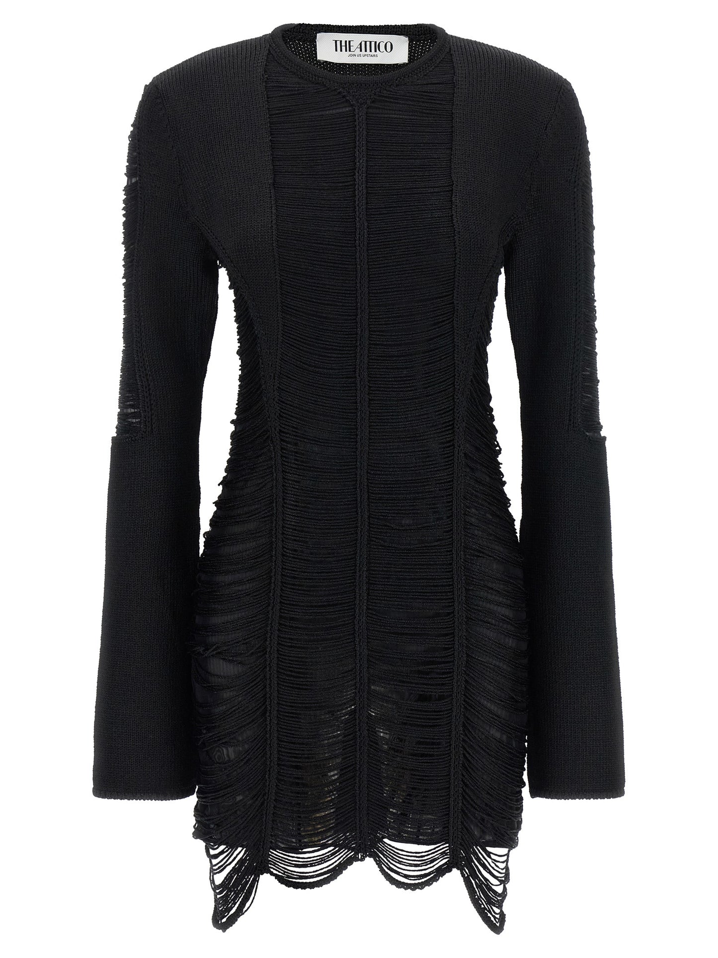 The Attico Women Fringed Dress THE ATTICO
