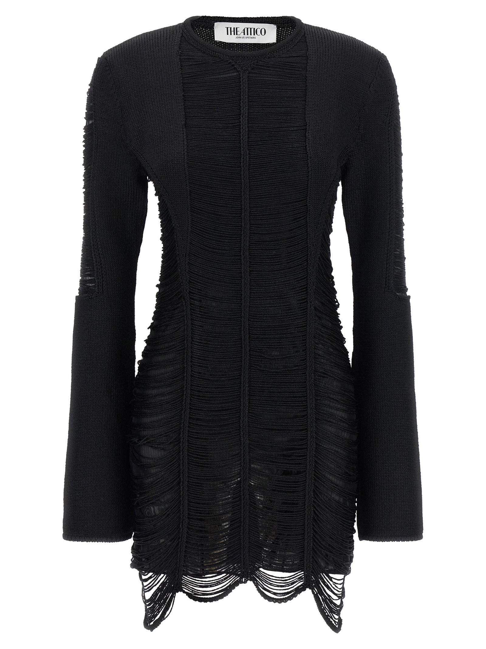 The Attico Women Fringed Dress THE ATTICO