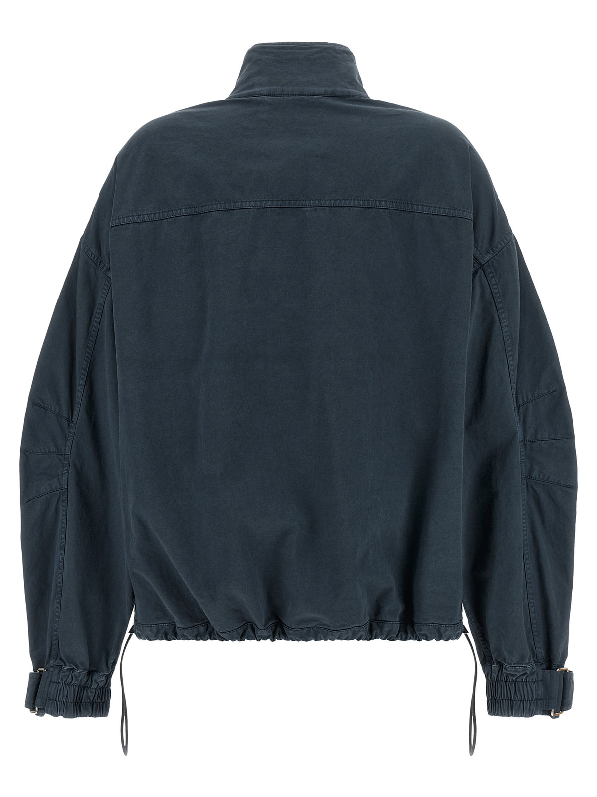 The Attico Women Blue Utility Bomber Jacket THE ATTICO