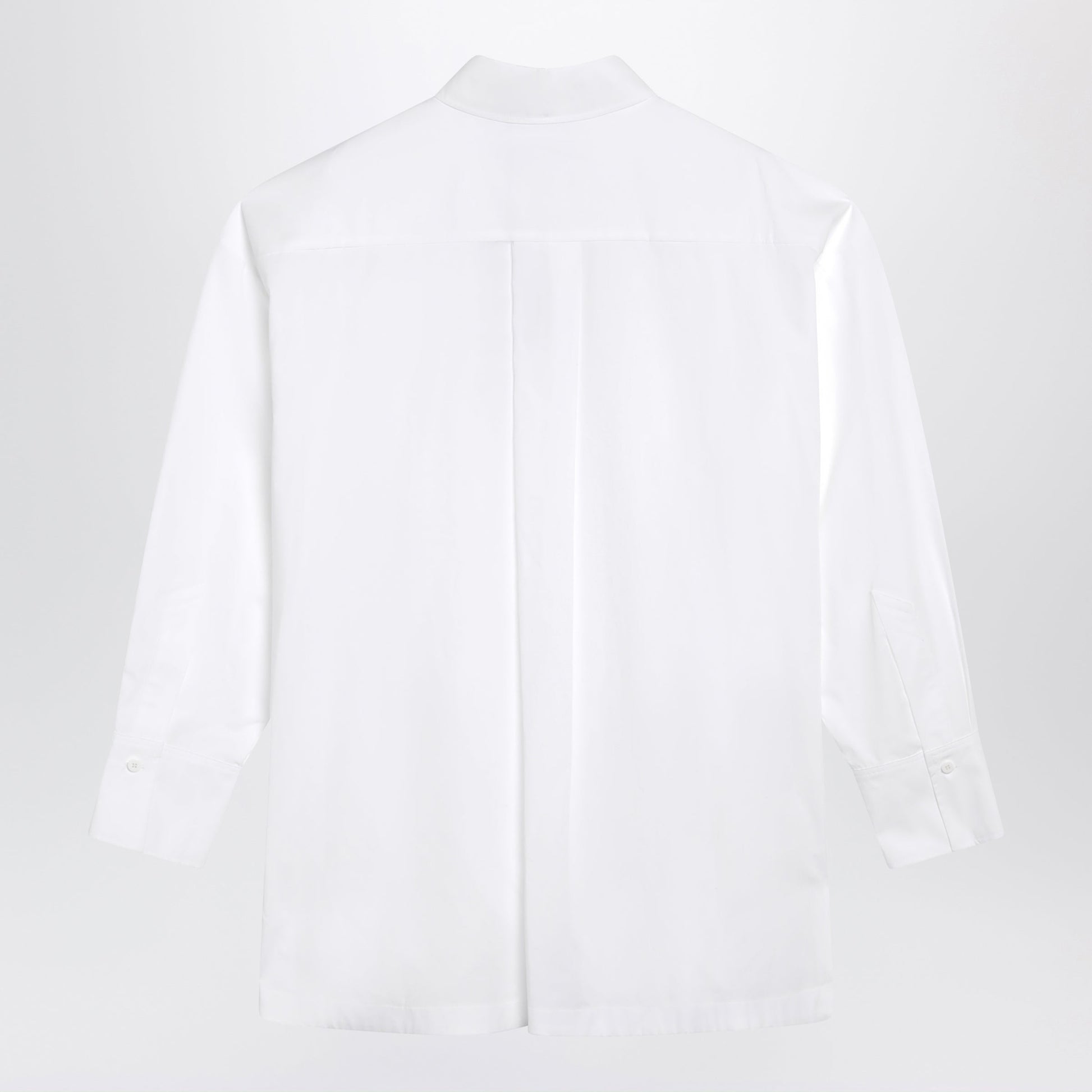 The Attico Diana Shirt In White Cotton Women THE ATTICO