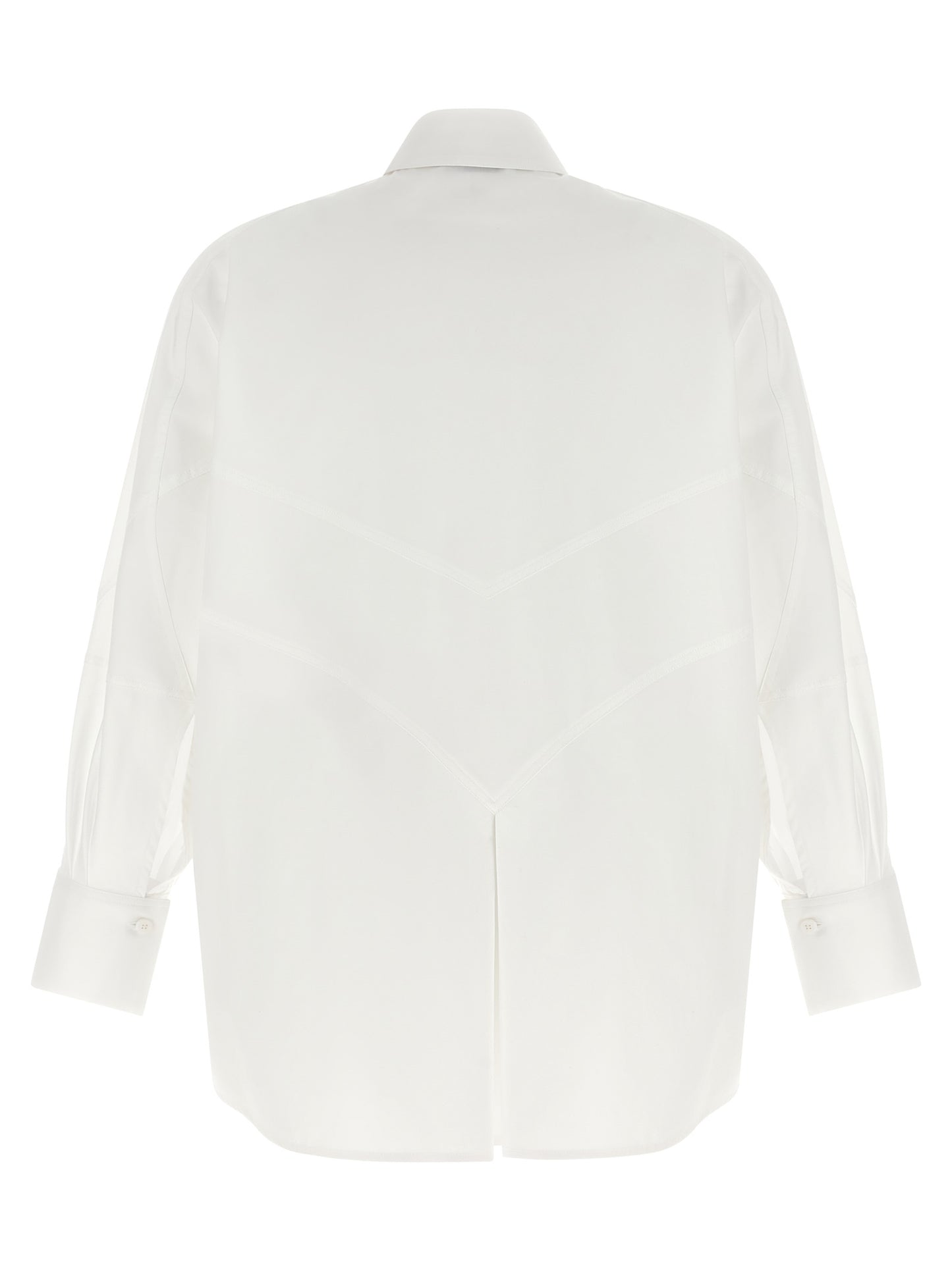 The Attico Women Shaped Hem Shirt THE ATTICO