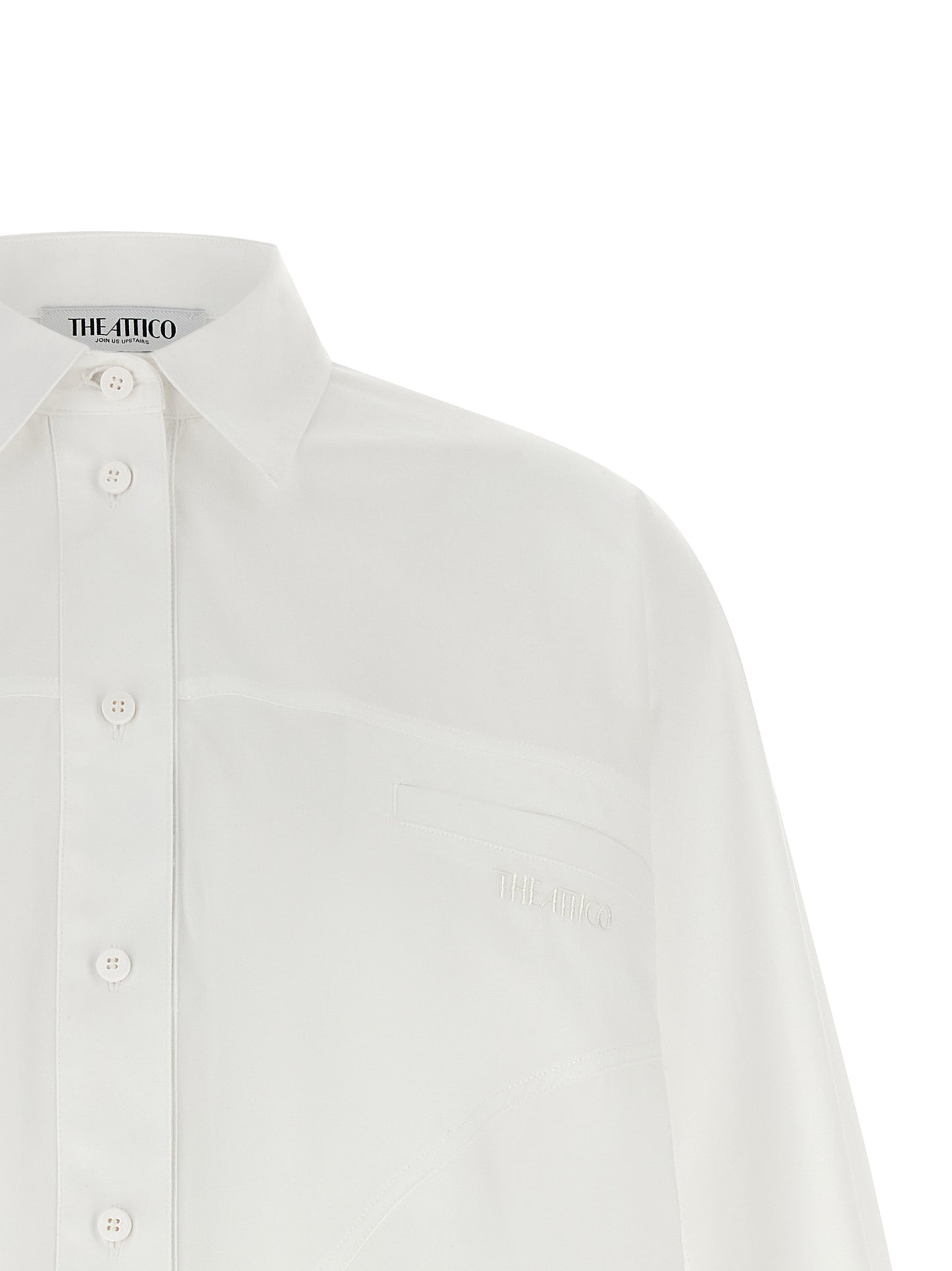 The Attico Women Shaped Hem Shirt THE ATTICO