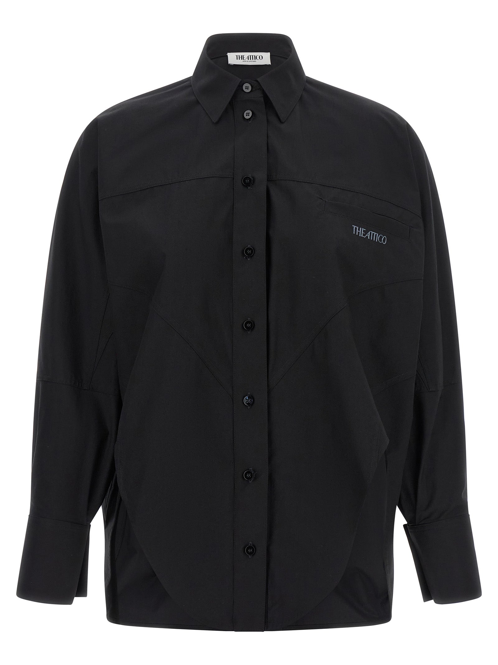 The Attico Women Shaped Hem Shirt THE ATTICO