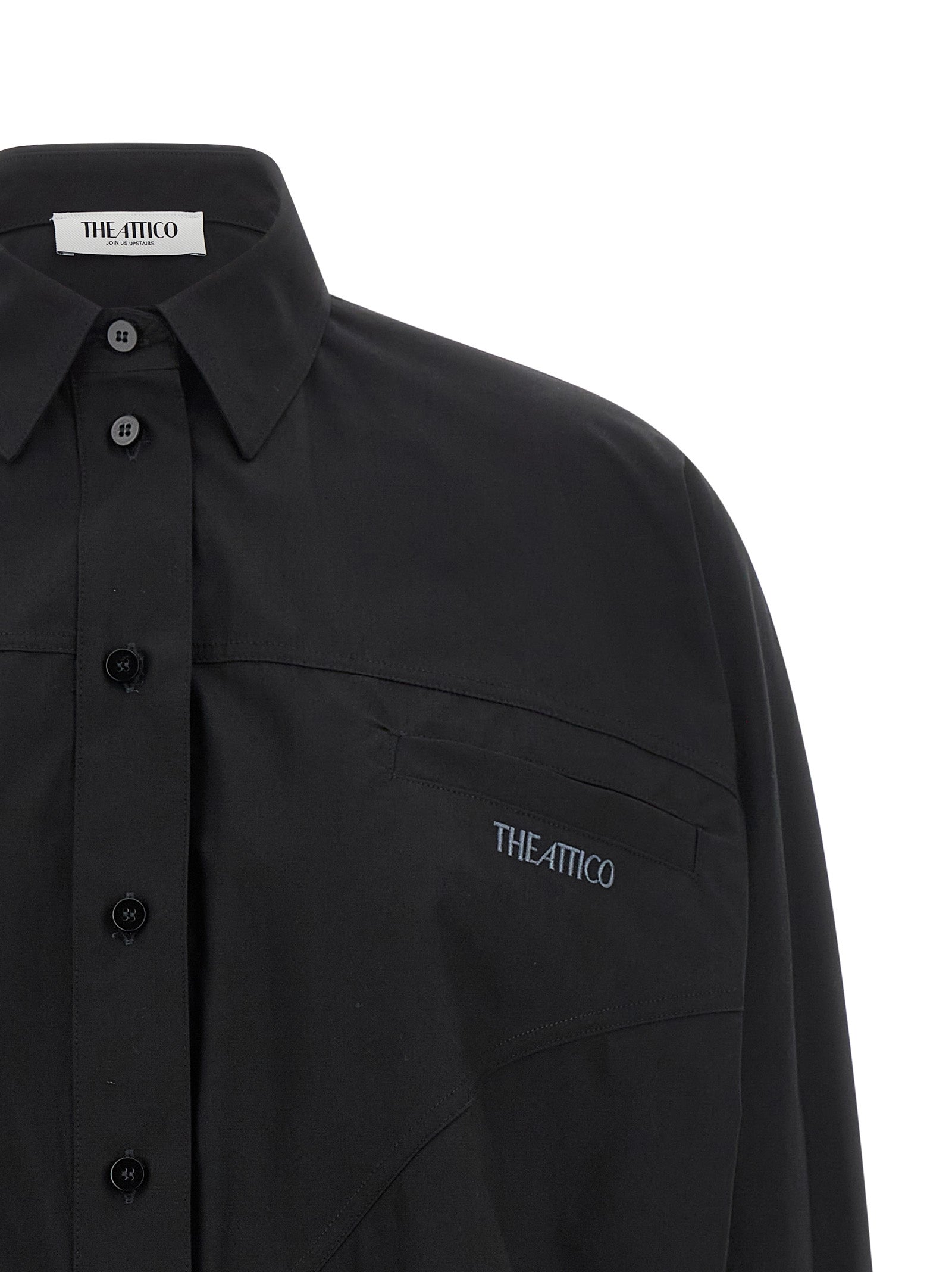 The Attico Women Shaped Hem Shirt THE ATTICO