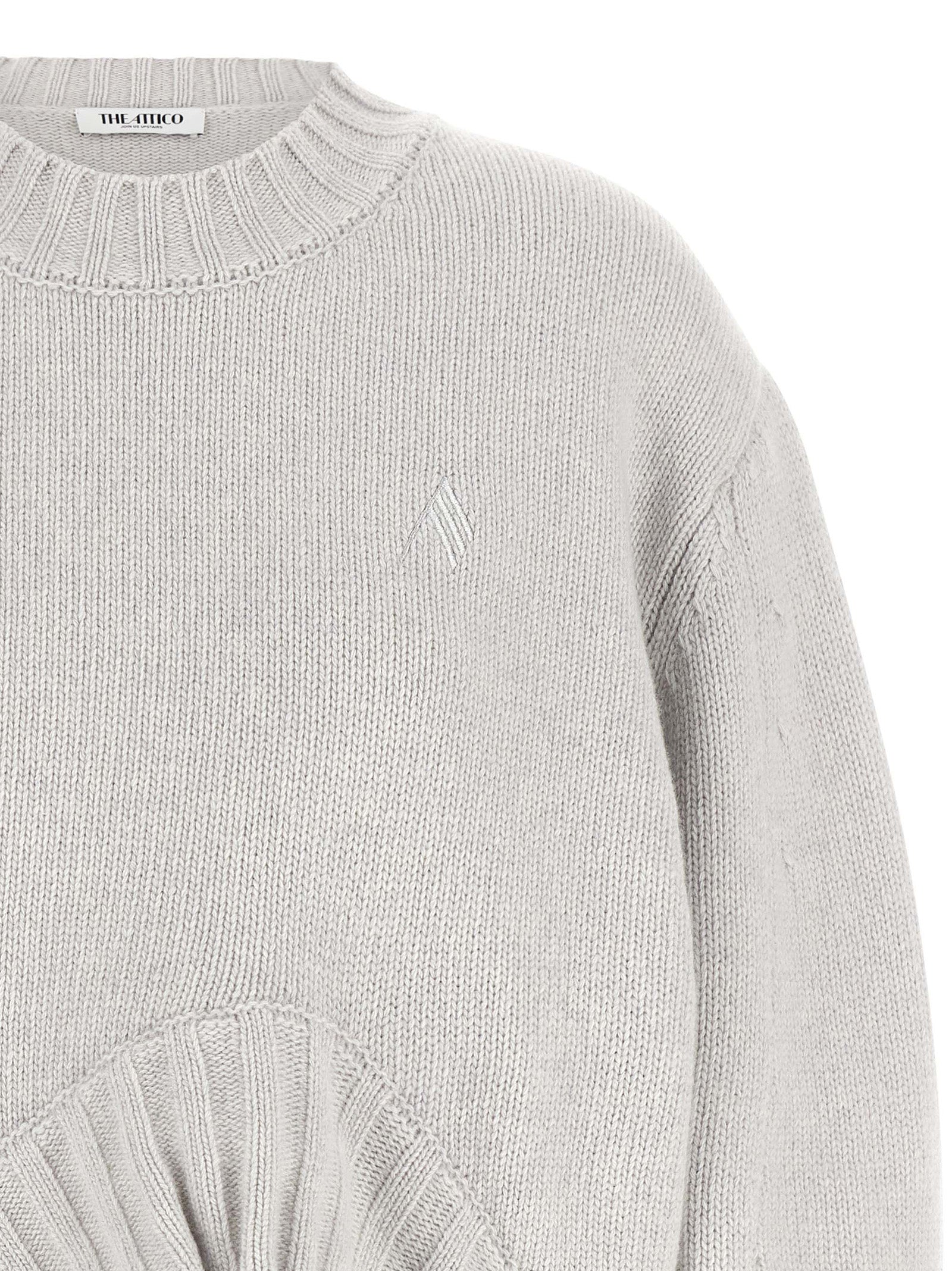 The Attico Women Asymmetrical Hem Sweater THE ATTICO