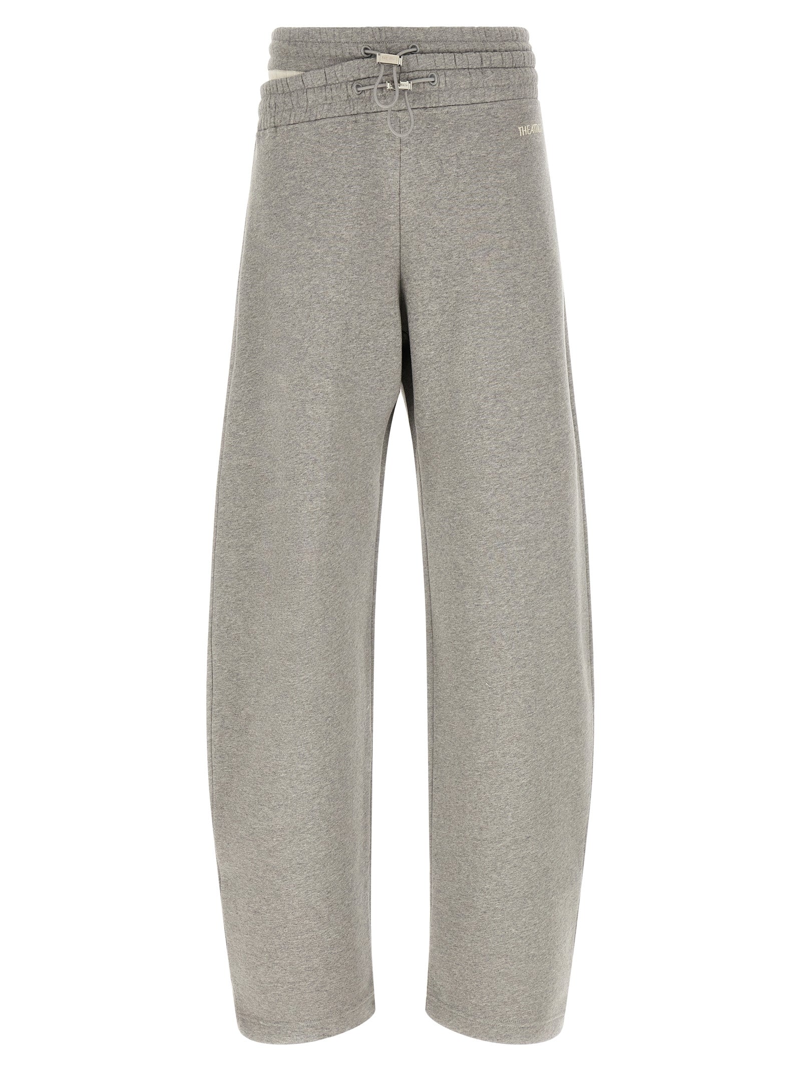 The Attico Women Asymmetrical Double Waist Trousers THE ATTICO