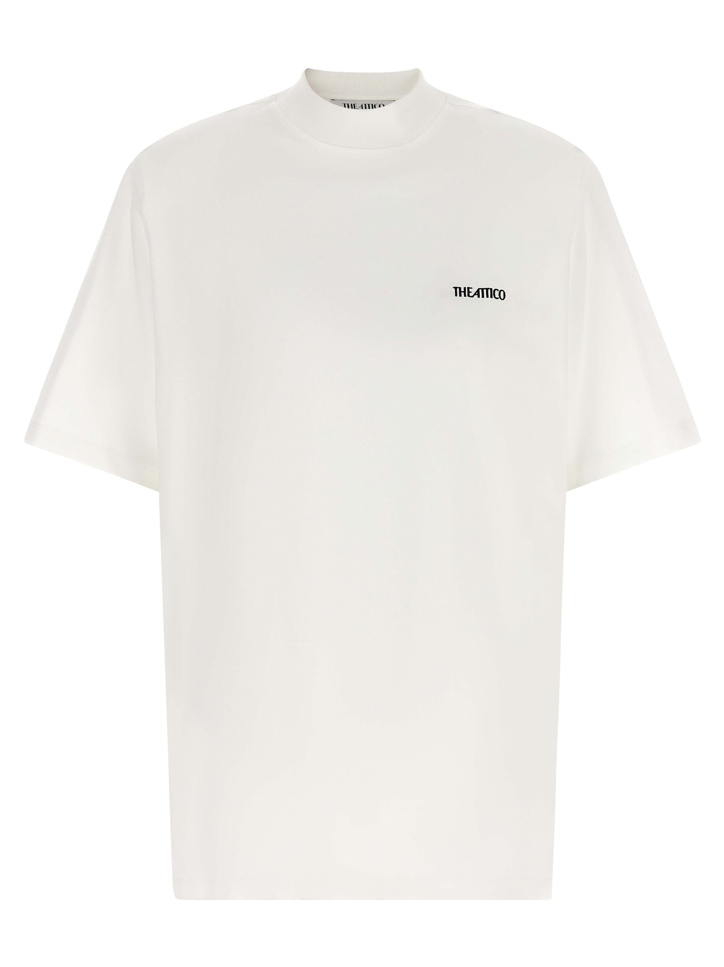 The Attico Women Mock-Neck T-Shirt THE ATTICO