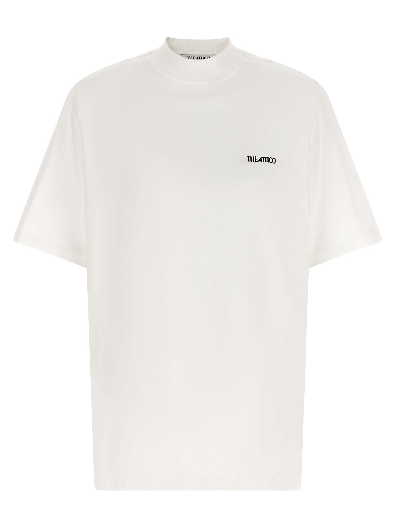 The Attico Women Mock-Neck T-Shirt THE ATTICO