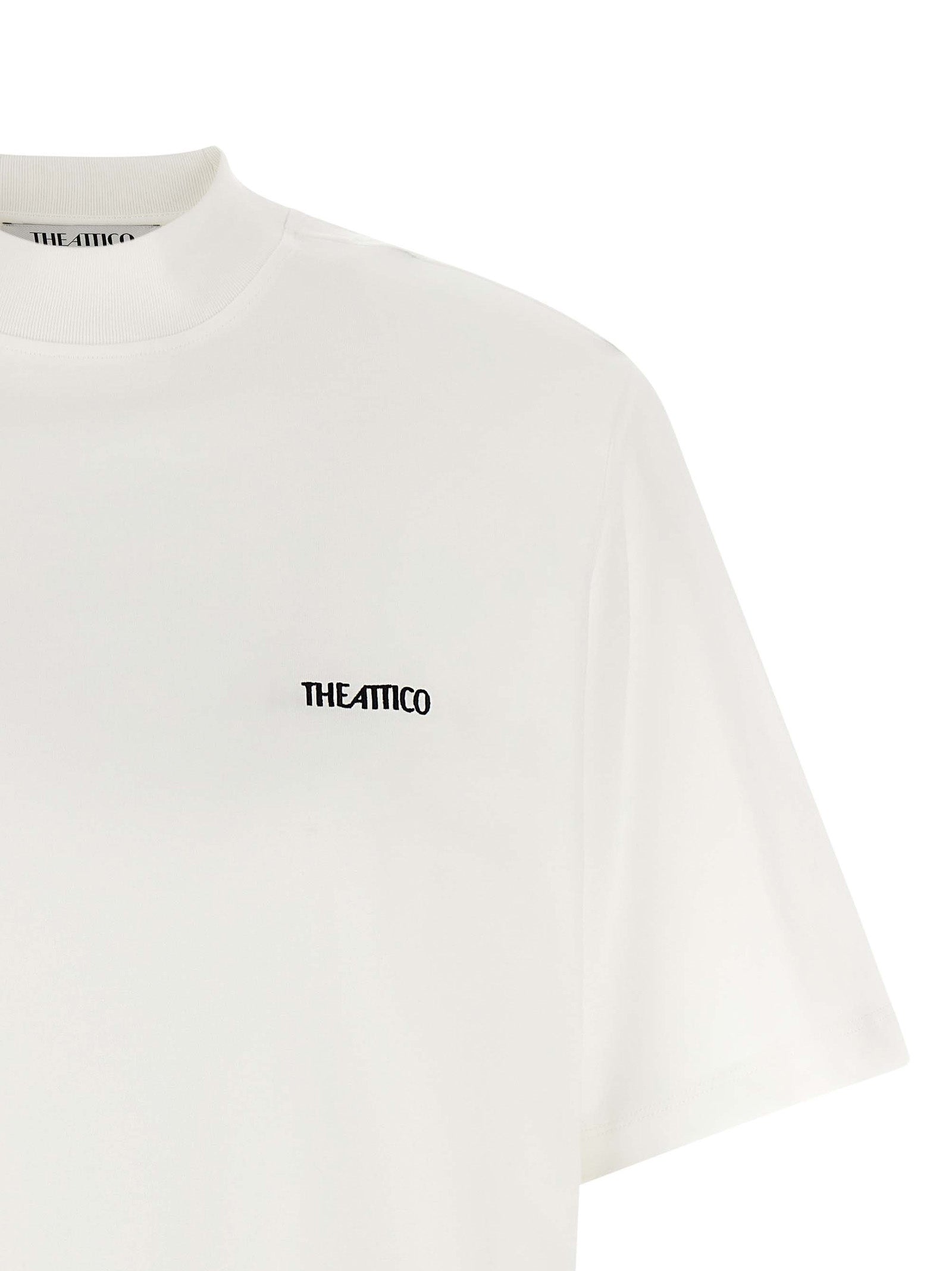 The Attico Women Mock-Neck T-Shirt THE ATTICO