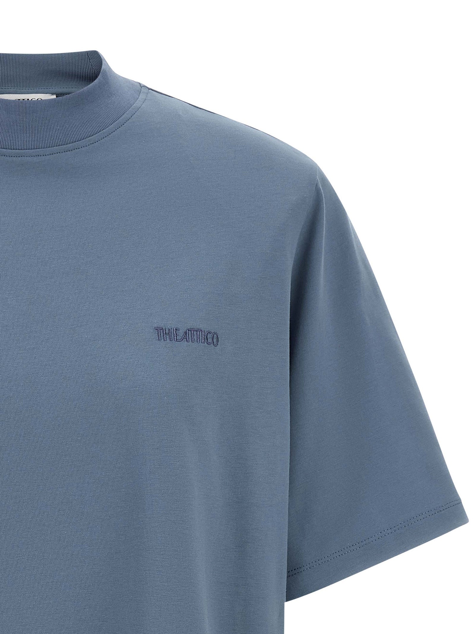 The Attico Women Mock-Neck T-Shirt THE ATTICO