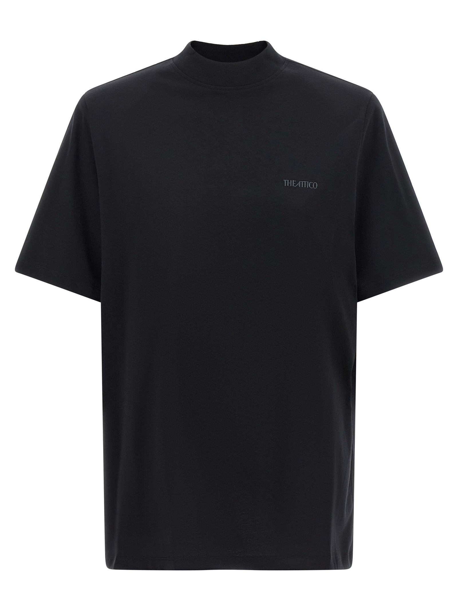 The Attico Women Mock-Neck T-Shirt THE ATTICO