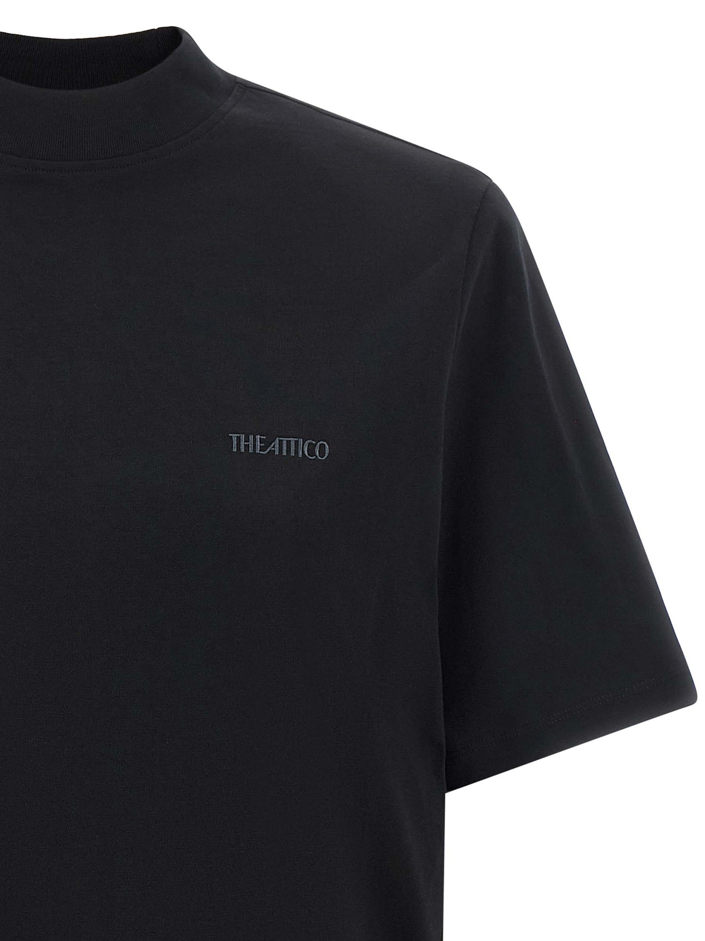 The Attico Women Mock-Neck T-Shirt THE ATTICO