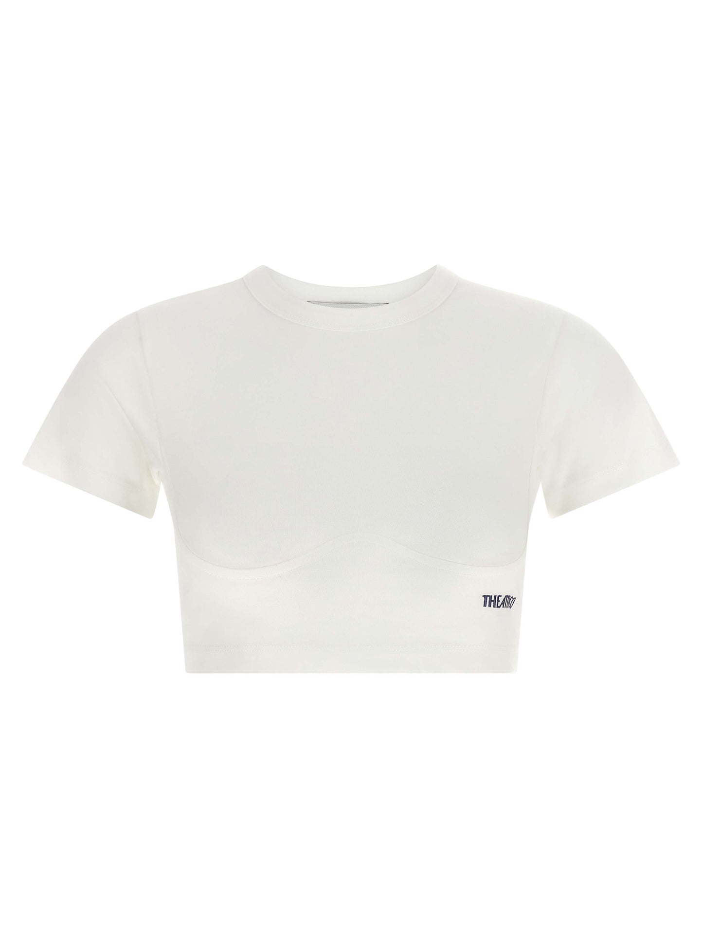The Attico Women Bustier Crop T-Shirt THE ATTICO