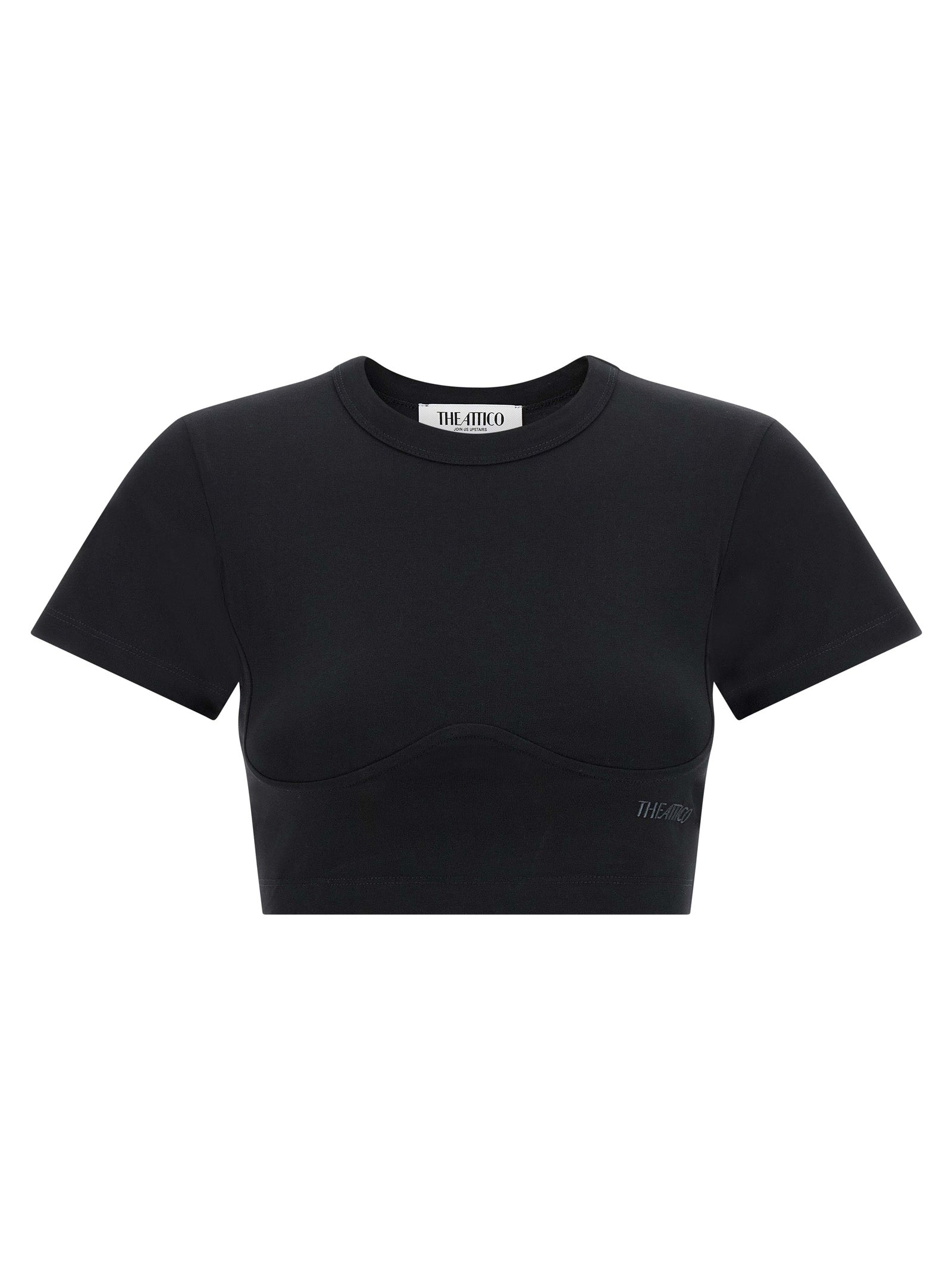 The Attico Women Bustier Crop T-Shirt THE ATTICO