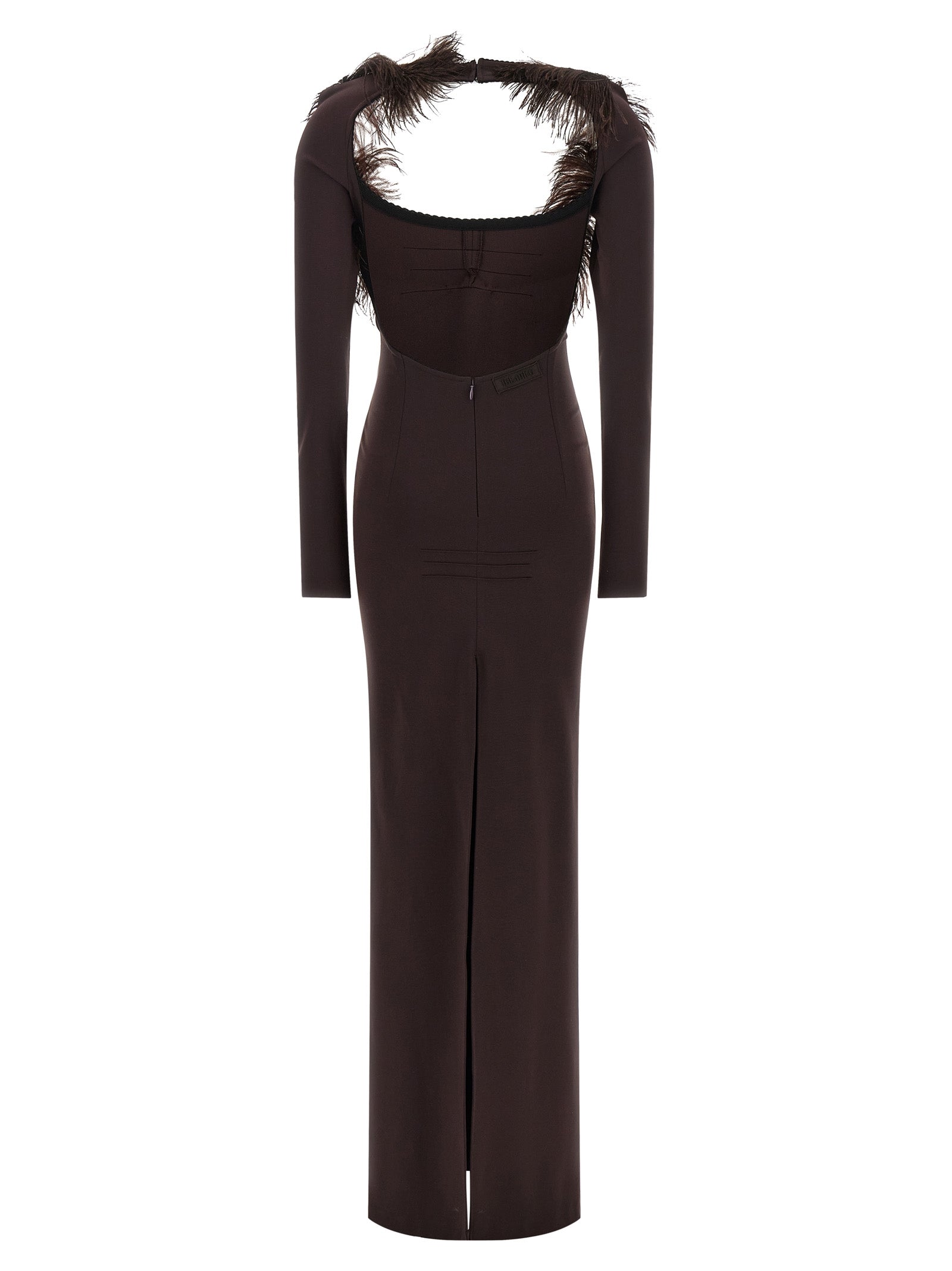 The Attico Women Feather Dress THE ATTICO