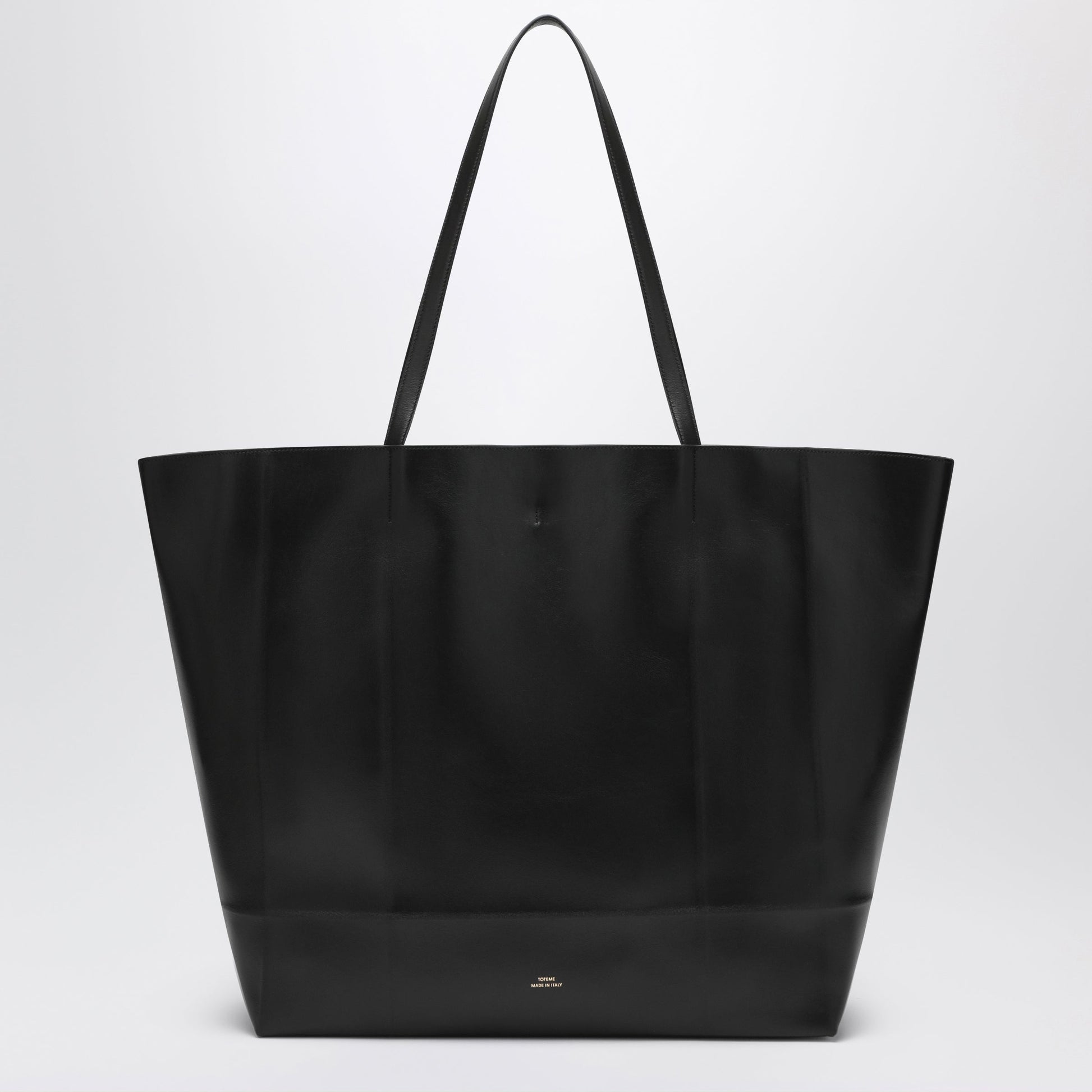 Toteme Roam Tote Bag In Black Leather Women TOTEME