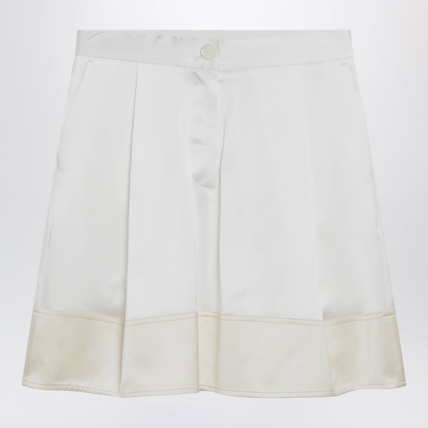 Toteme Mini Panelled White Skirt Women TOTEME