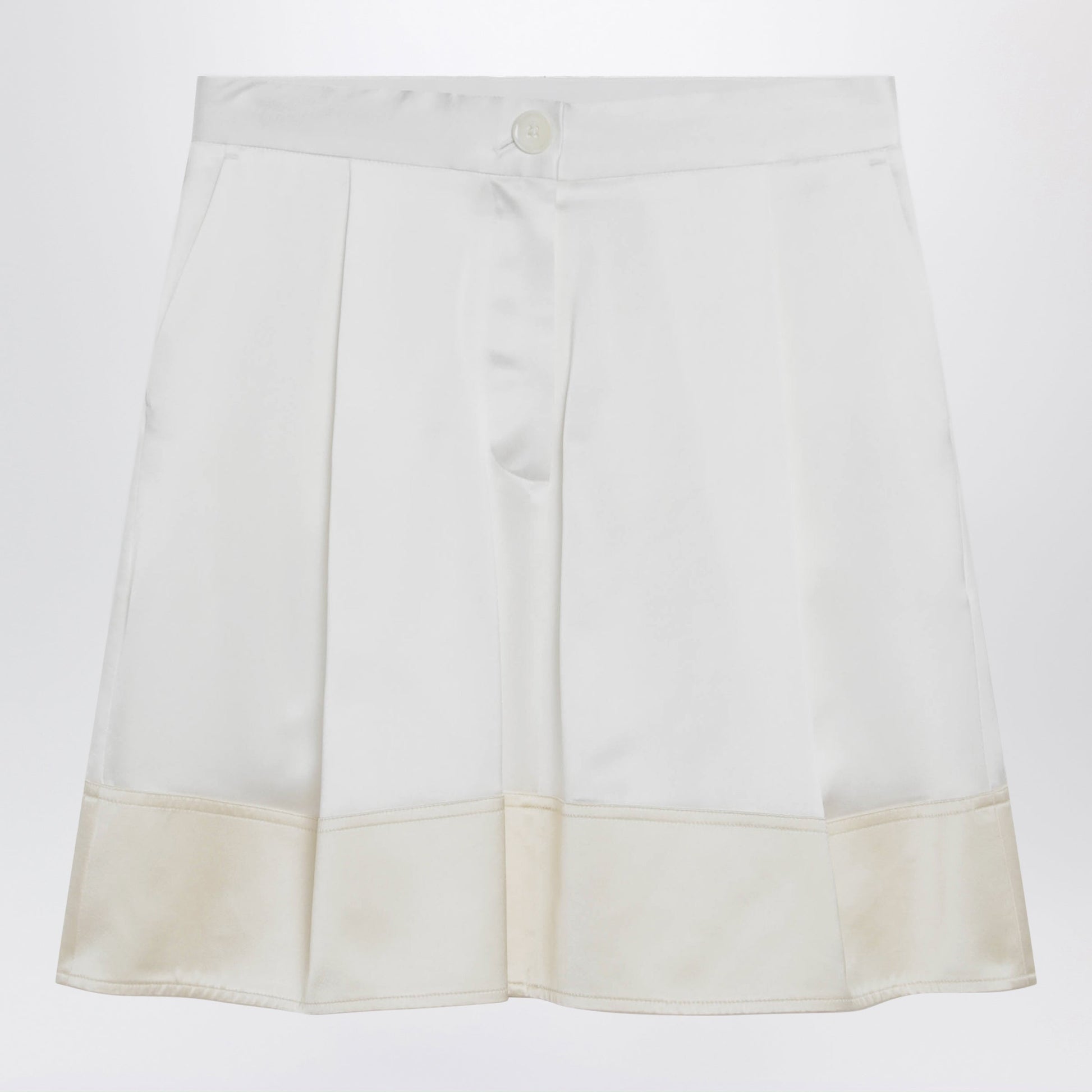 Toteme Mini Panelled White Skirt Women TOTEME