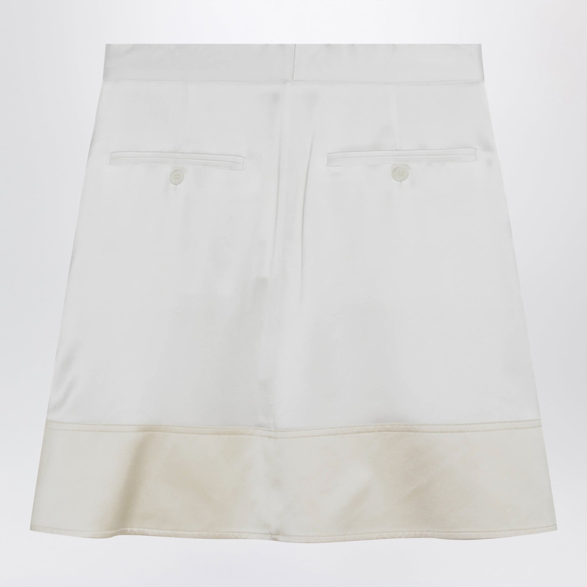 Toteme Mini Panelled White Skirt Women TOTEME