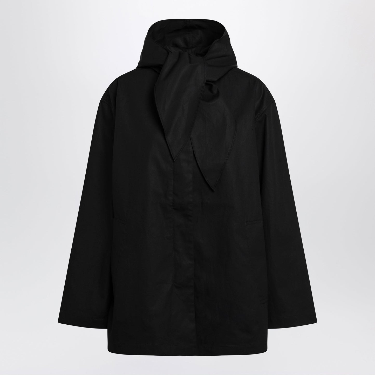 Toteme Jacket With Black Organic Cotton Scarf Women TOTEME
