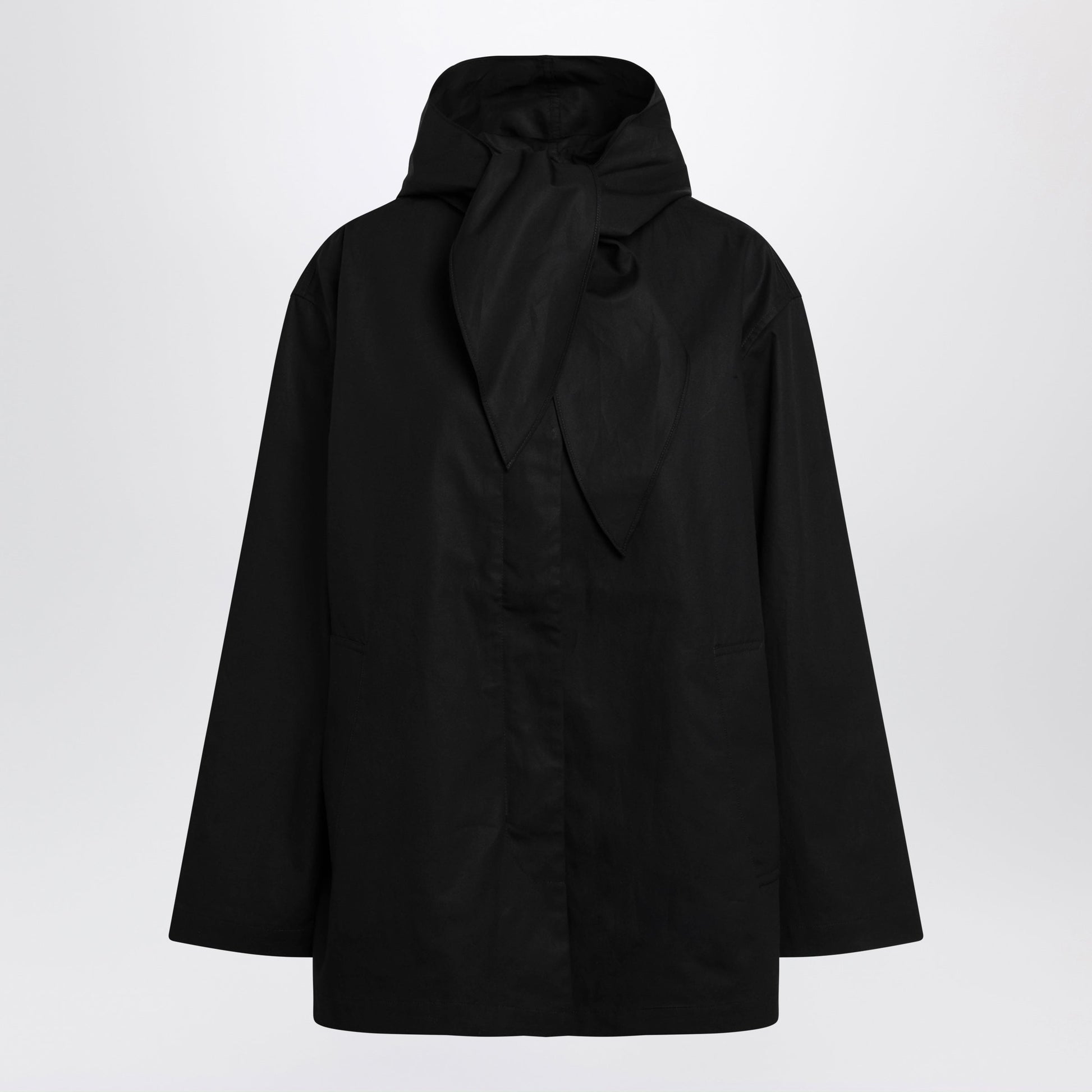 Toteme Jacket With Black Organic Cotton Scarf Women TOTEME