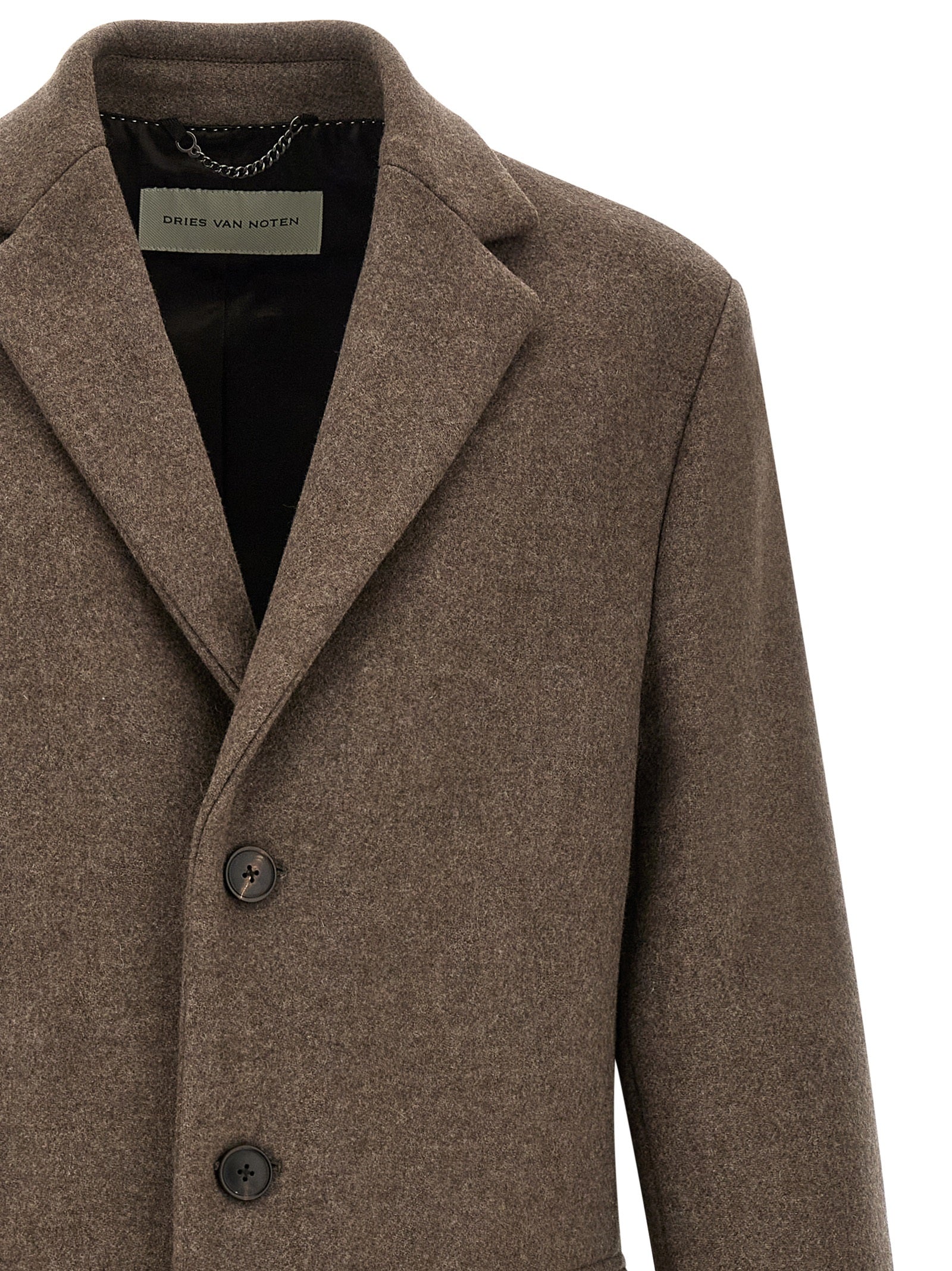 Dries Van Noten Men 'Rustic' Wool Coat DRIES VAN NOTEN