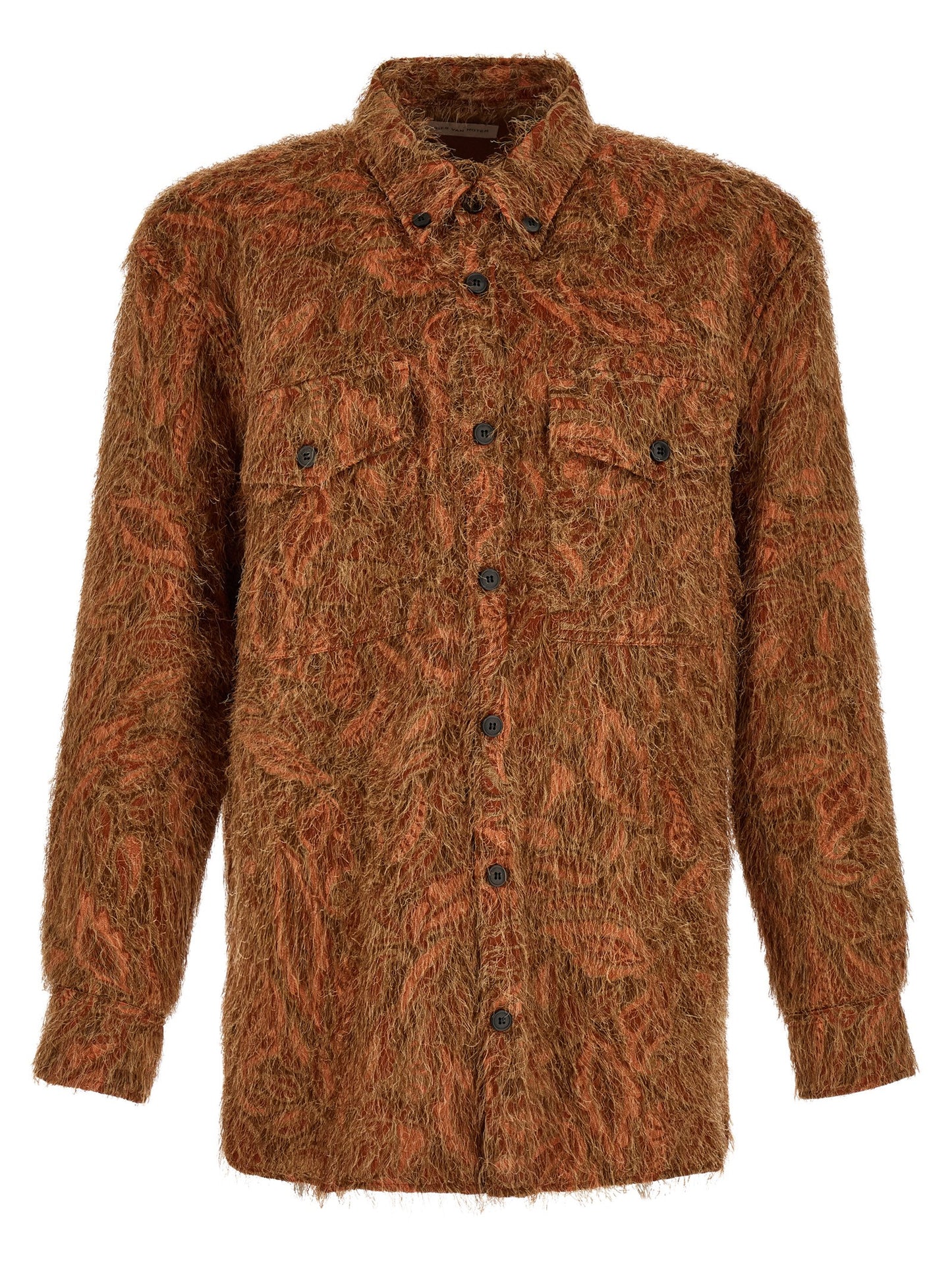 Dries Van Noten Men Shaggy Fringed Shirt DRIES VAN NOTEN
