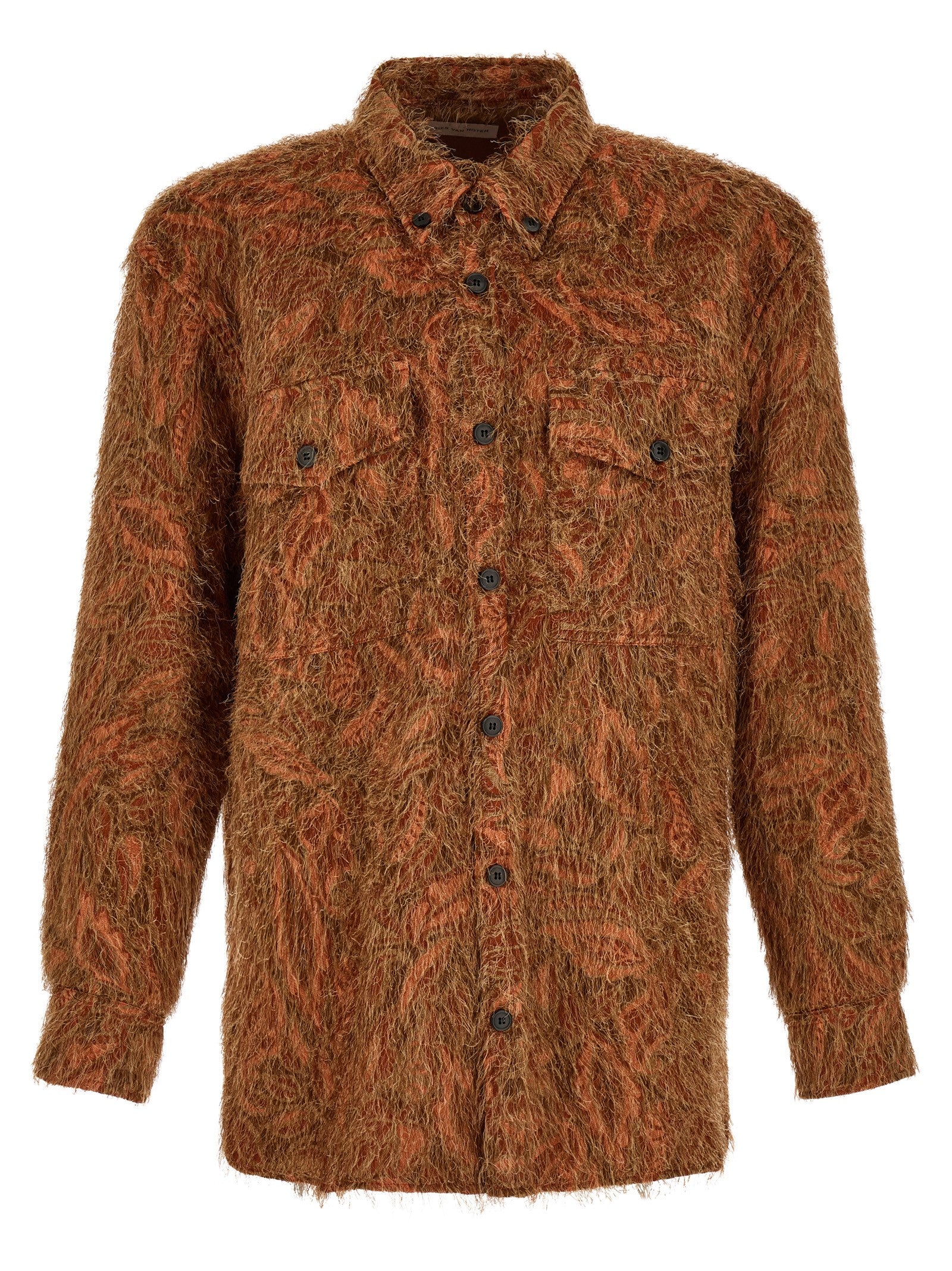 Dries Van Noten Men Shaggy Fringed Shirt DRIES VAN NOTEN