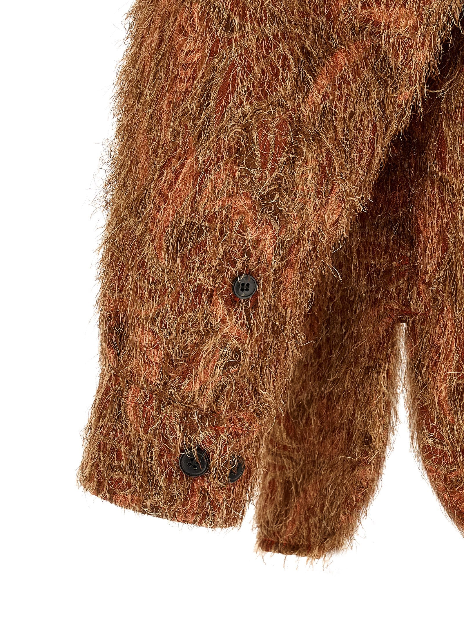 Dries Van Noten Men Shaggy Fringed Shirt DRIES VAN NOTEN