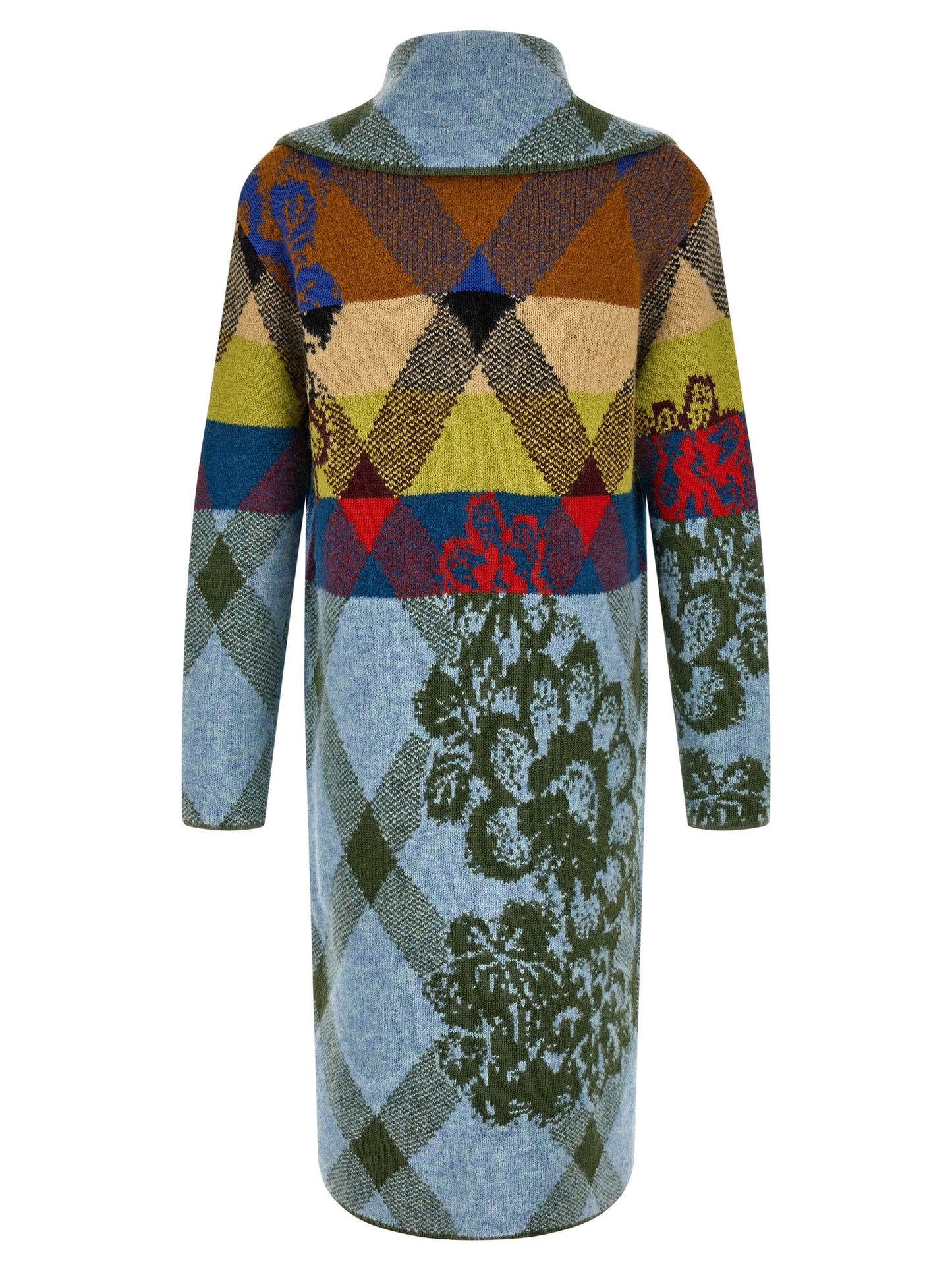 Dries Van Noten Men Patchwork Intarsia Cardigan DRIES VAN NOTEN