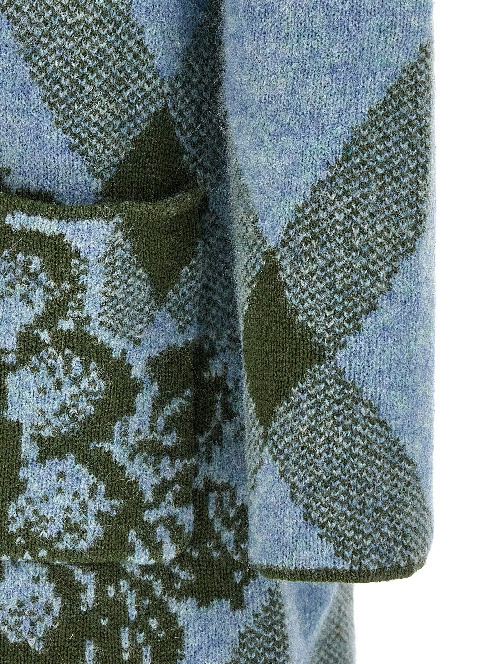 Dries Van Noten Men Patchwork Intarsia Cardigan DRIES VAN NOTEN
