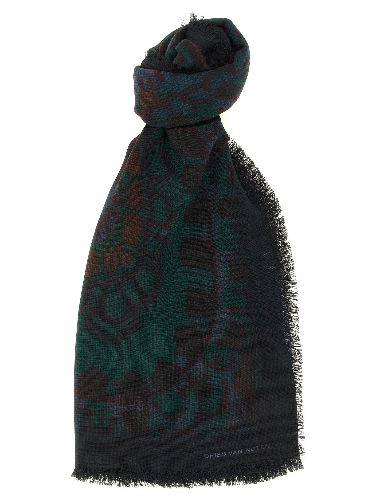 Dries Van Noten Men 'Folk' Scarf DRIES VAN NOTEN