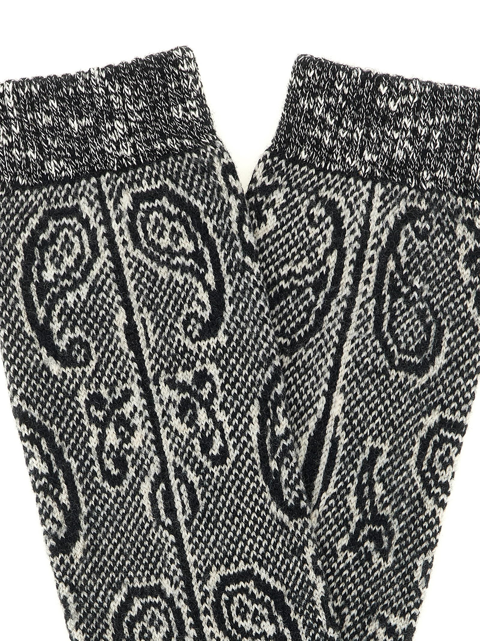 Dries Van Noten Women Paisley Jacquard Socks DRIES VAN NOTEN