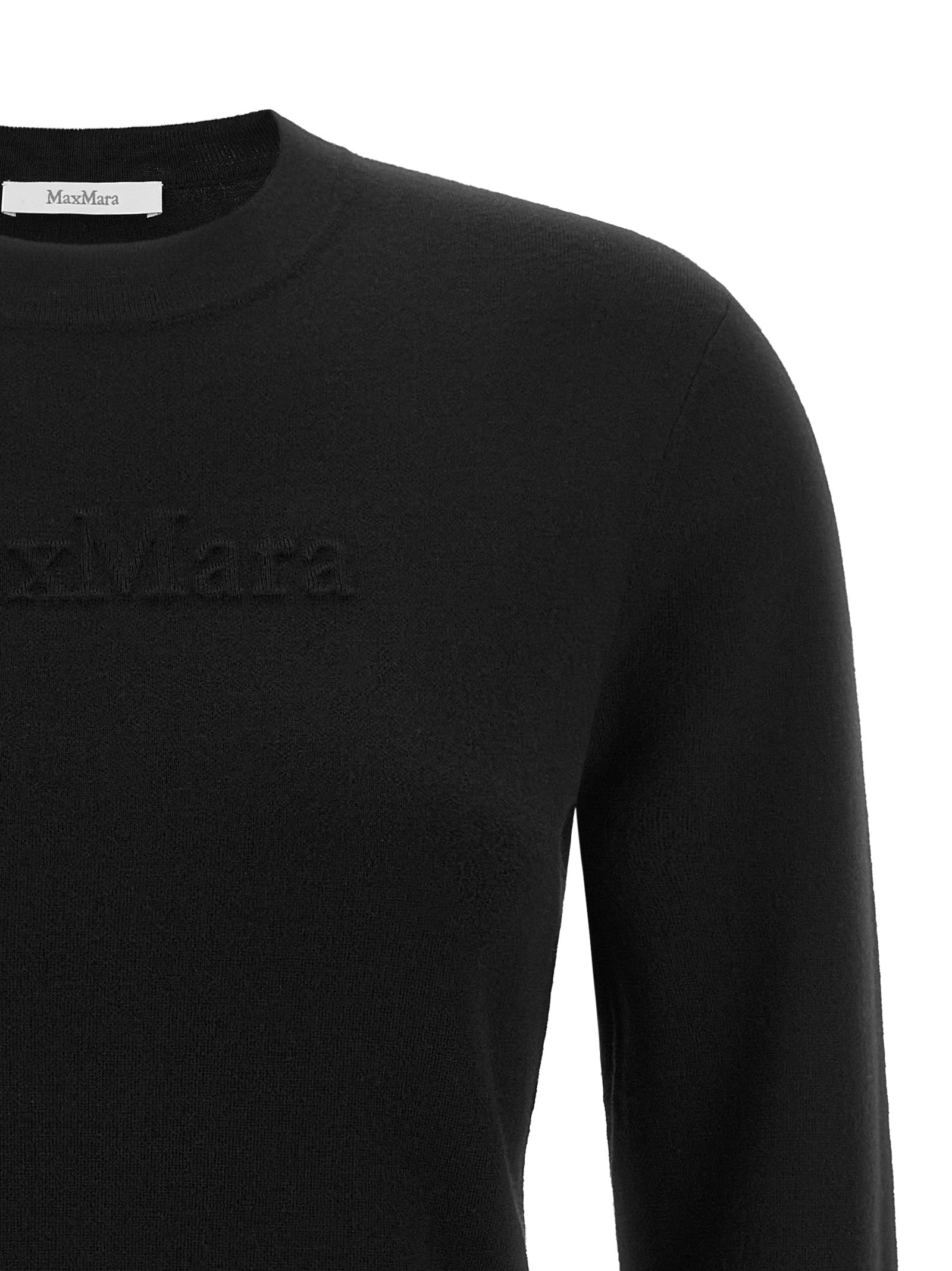 Max Mara Women 'Manto' Sweater With Embossed Logo MAX MARA