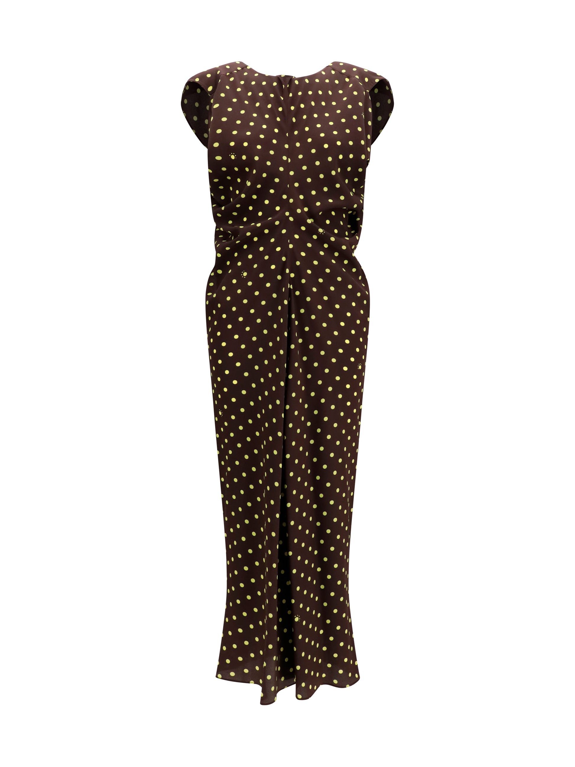 Marni Women Printed Polka Dot Crepe Dress MARNI