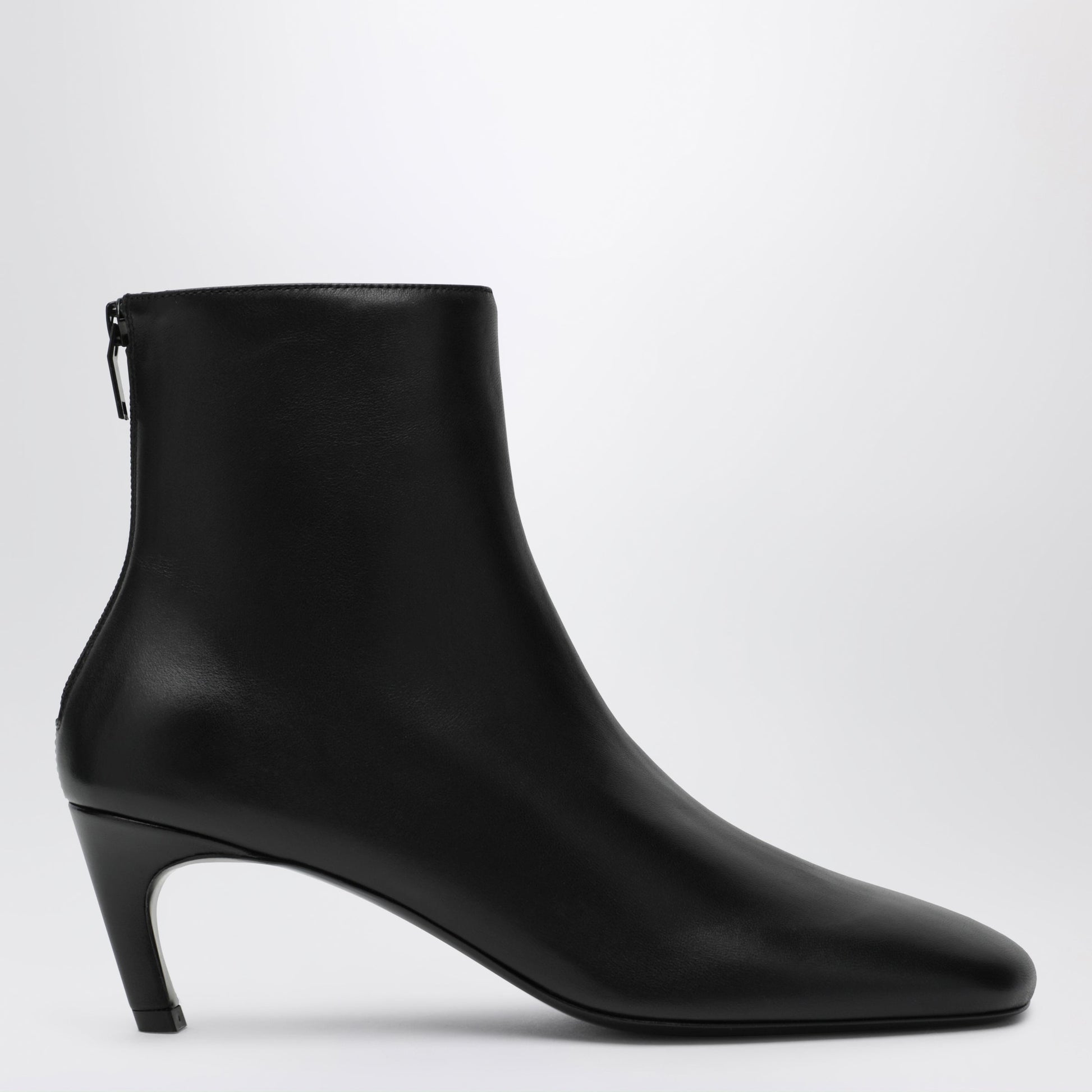 Toteme Nappa Leather Ankle Boots In Black Women TOTEME
