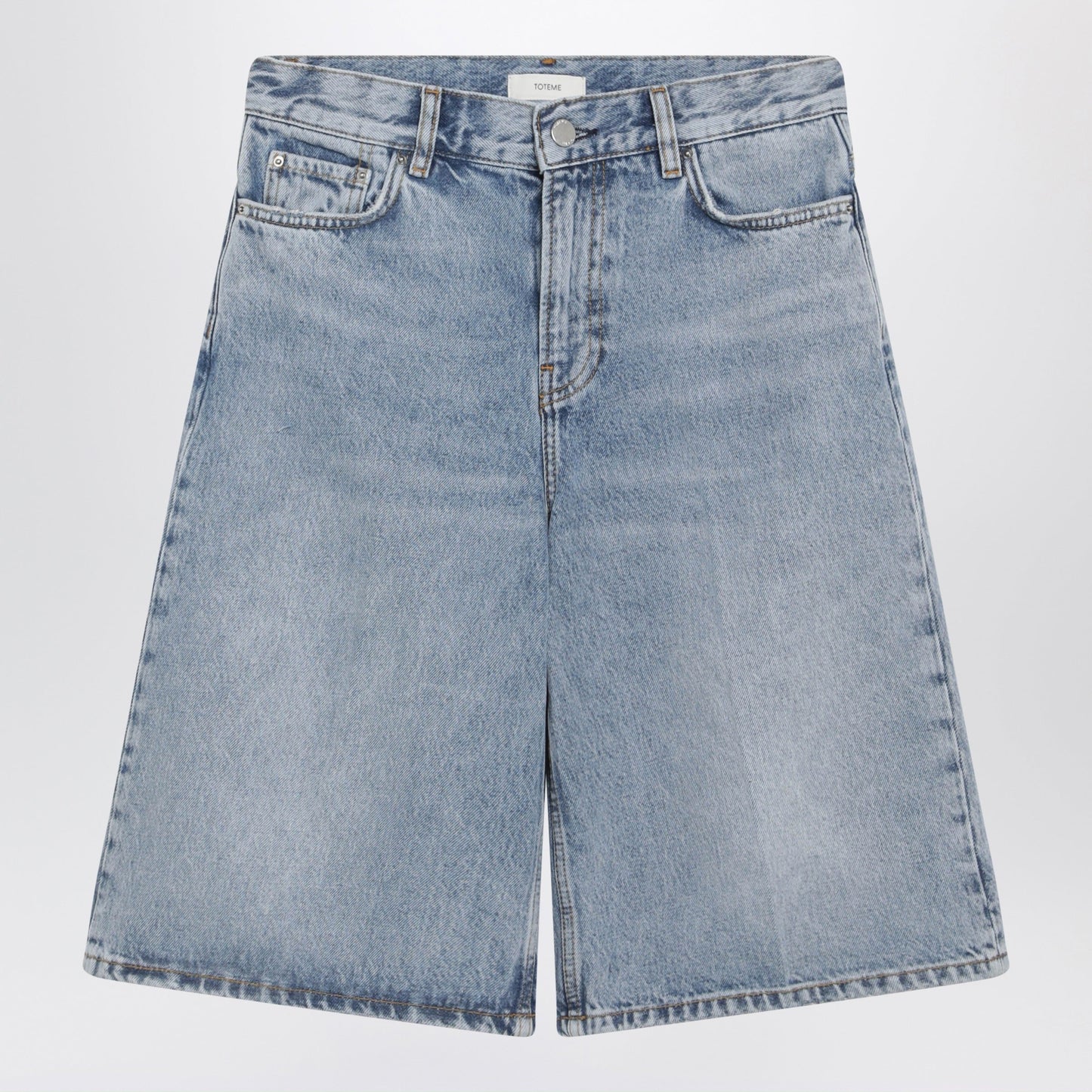 Toteme True Vintage Denim Bermuda Shorts Women TOTEME