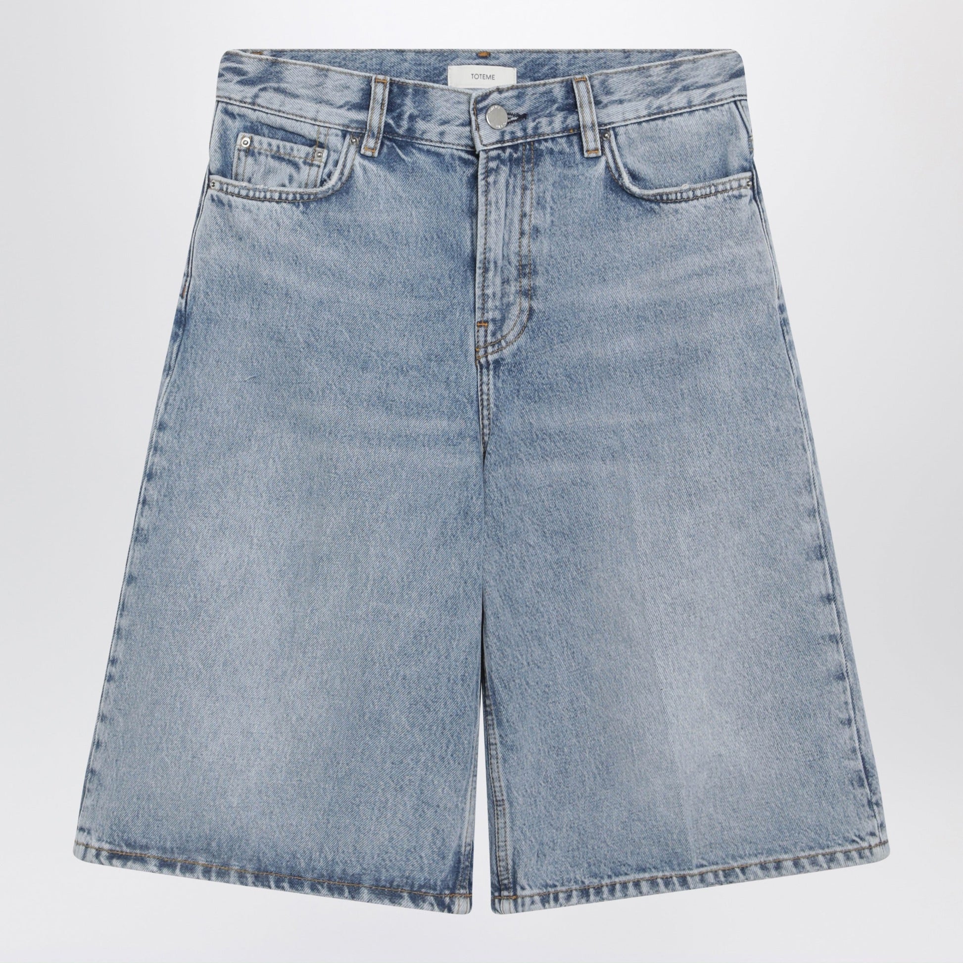 Toteme True Vintage Denim Bermuda Shorts Women TOTEME