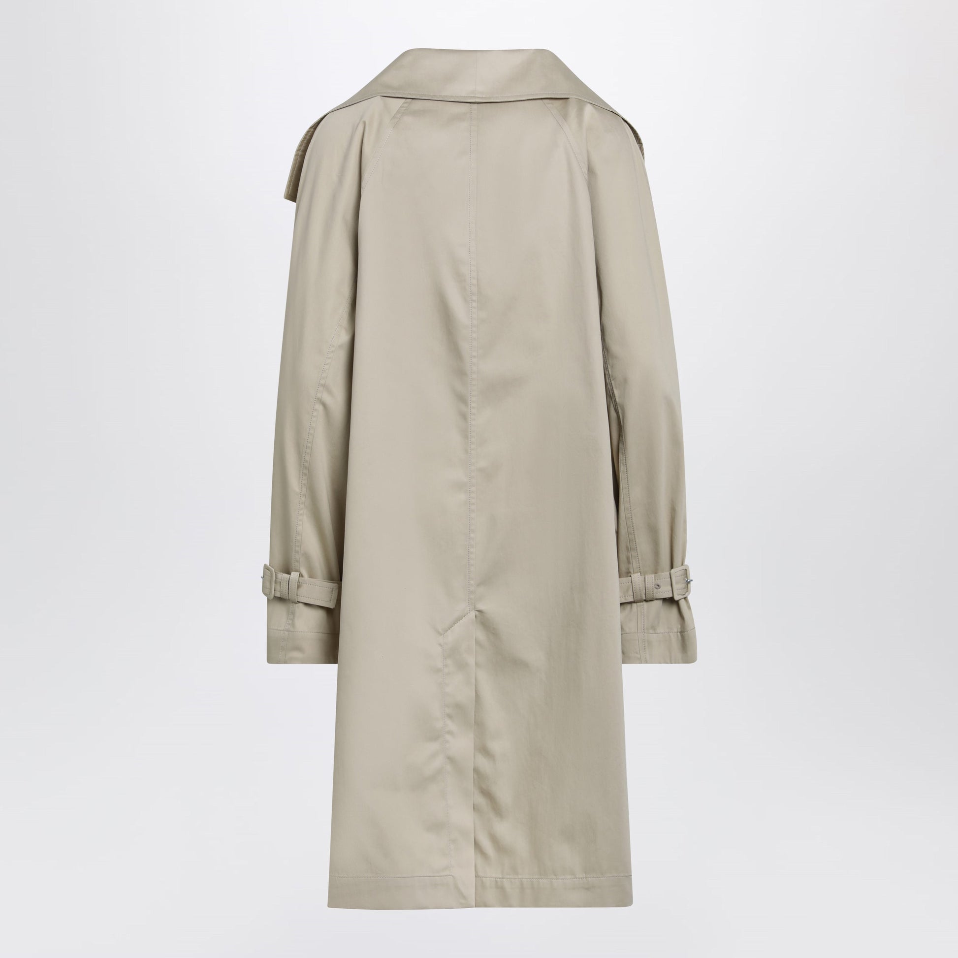Toteme Oversize Organic Cotton Trench Coat In Beige Women TOTEME